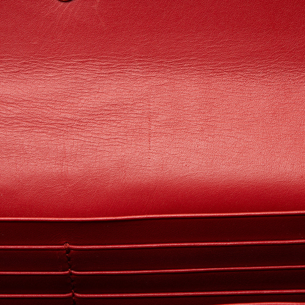 Gucci Calfskin Sylvie Continental Wallet