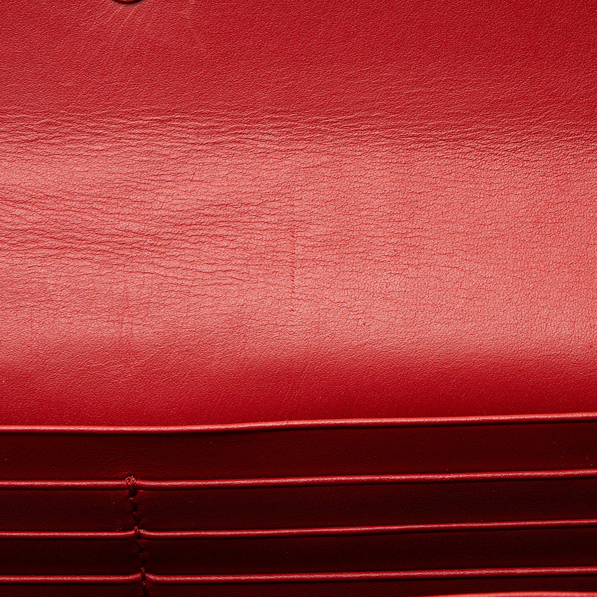 Gucci Calfskin Sylvie Continental Wallet