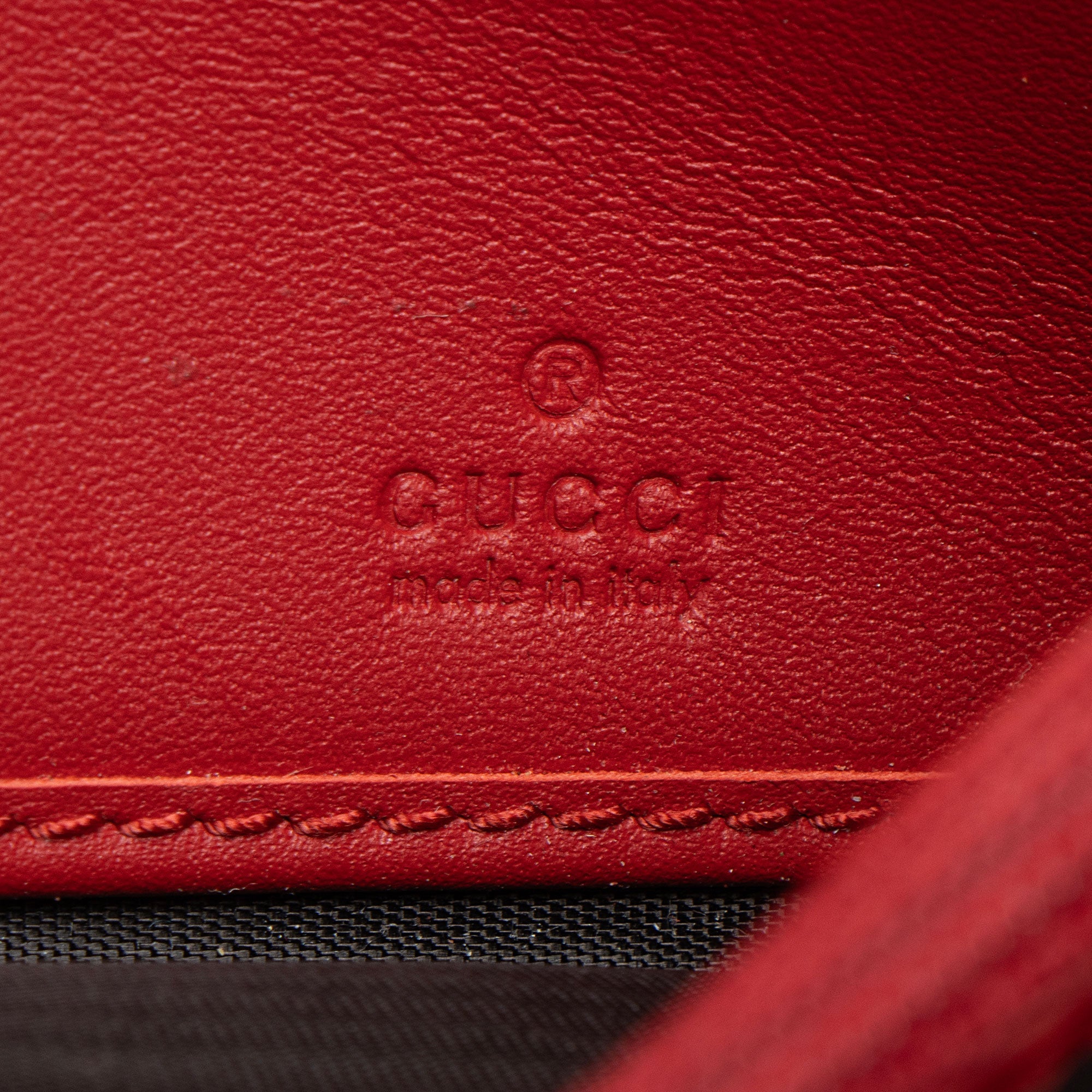 Gucci Calfskin Sylvie Continental Wallet