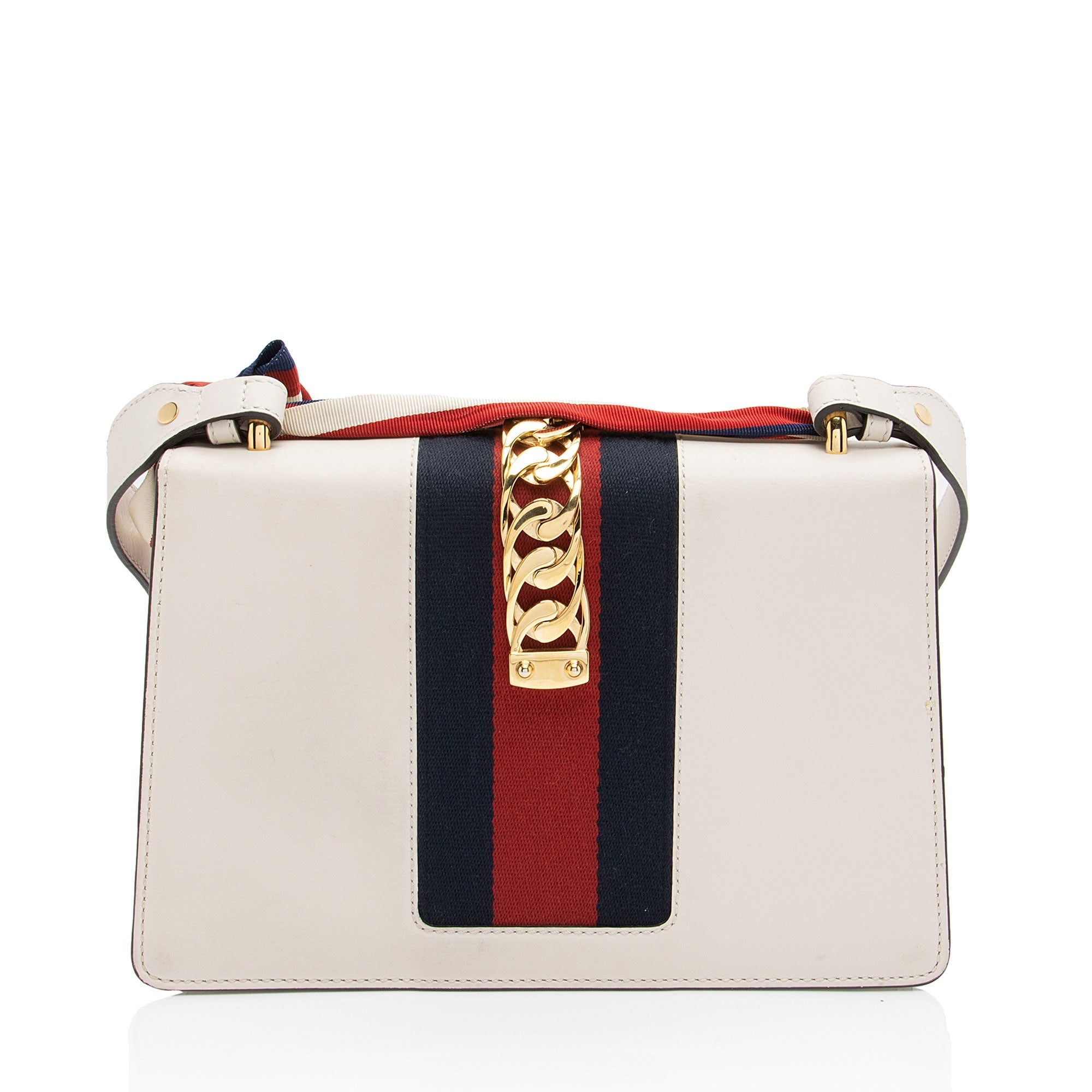 Gucci Calfskin Sylvie Small Shoulder Bag (SHF-zJc6rU)