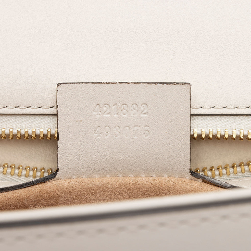 Gucci Calfskin Sylvie Small Shoulder Bag (SHF-zJc6rU)