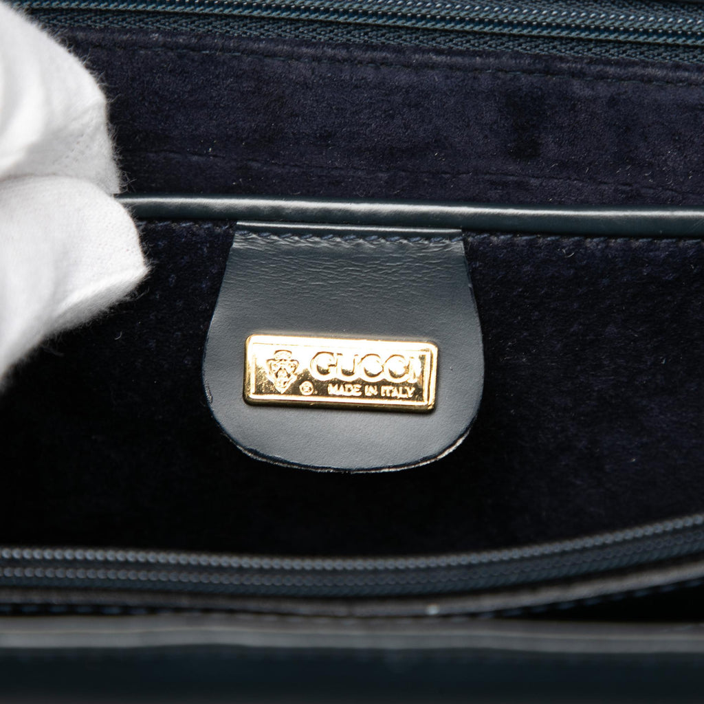 Gucci Calfskin Turnlock Sideline Handbag