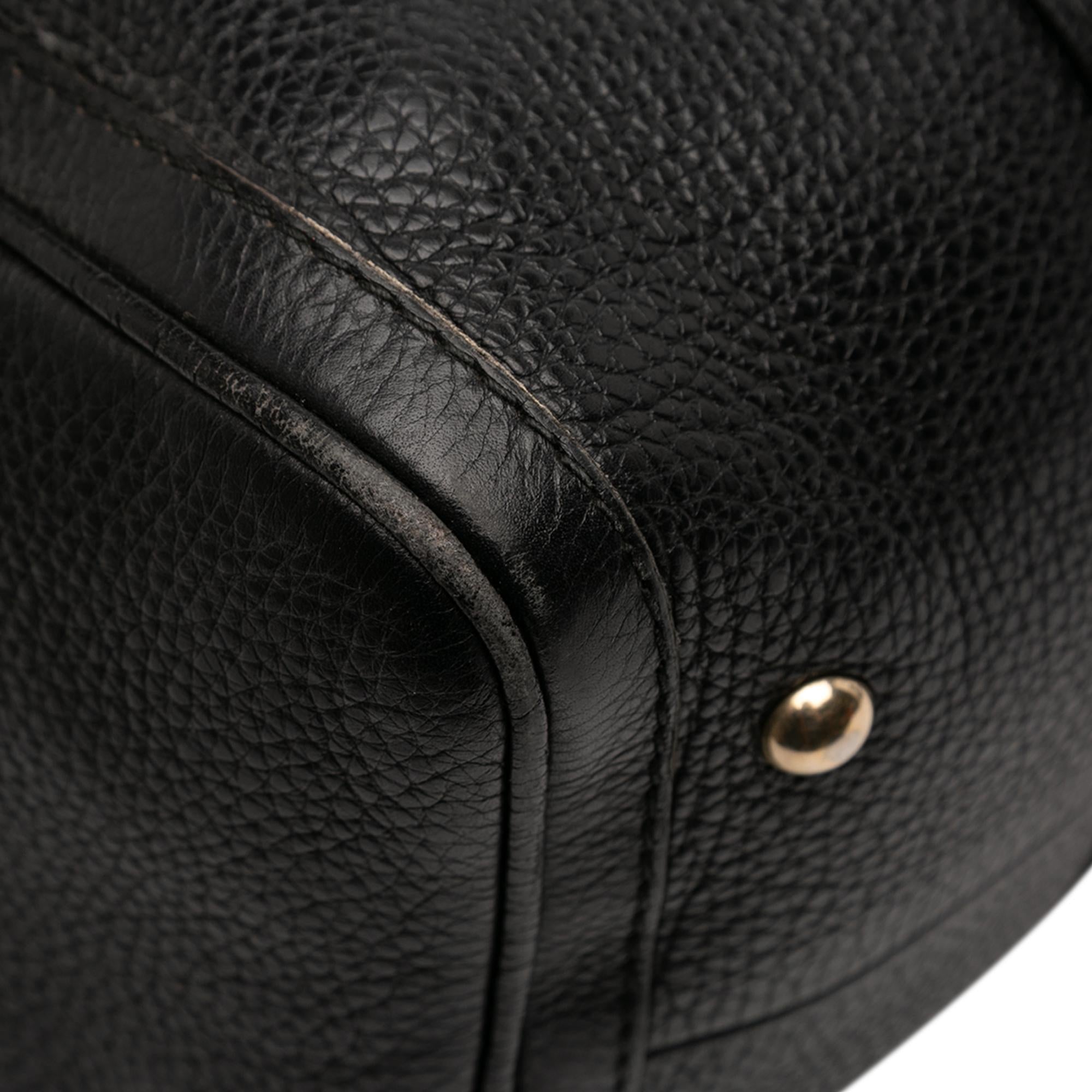 Gucci Calfskin Web Joy Boston Bag