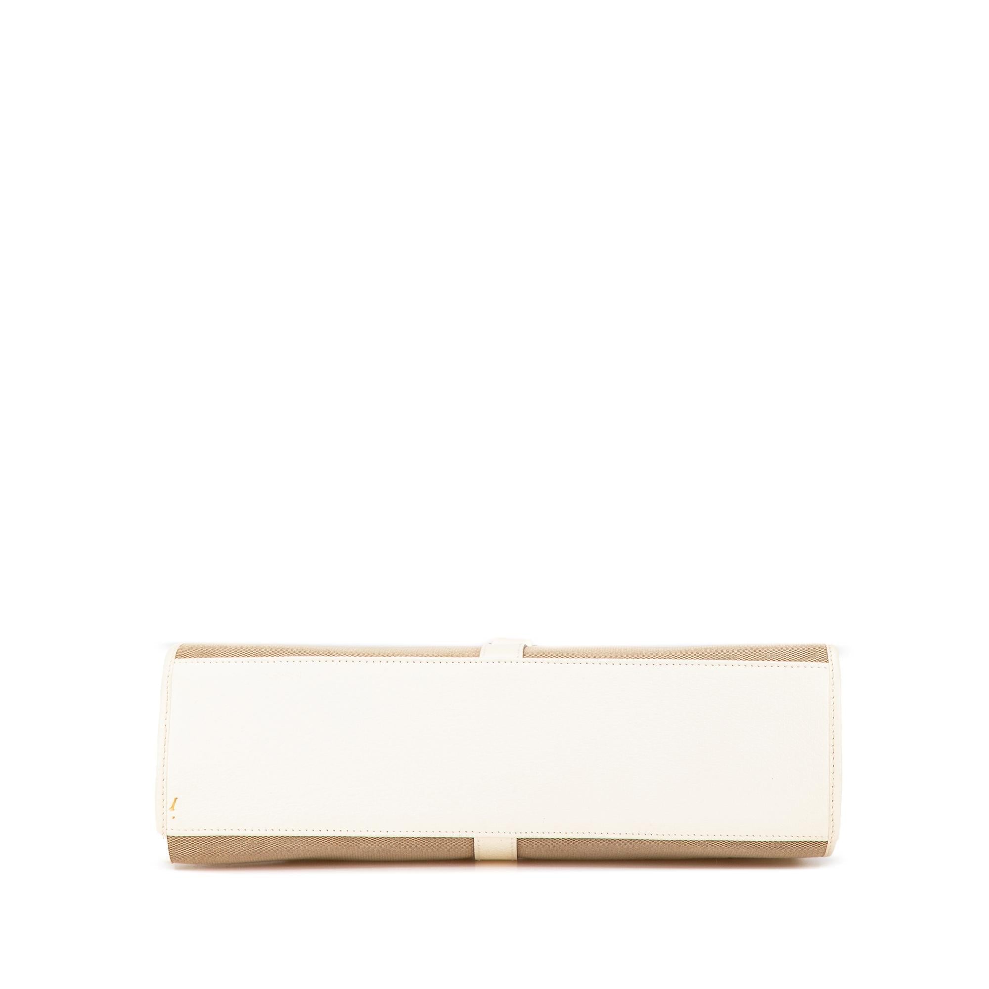 Gucci Canvas Jackie Bardot Shoulder Bag