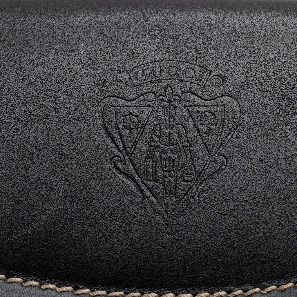 Gucci Canvas Leather East West Multi-Pocket Satchel (SHF-22759)