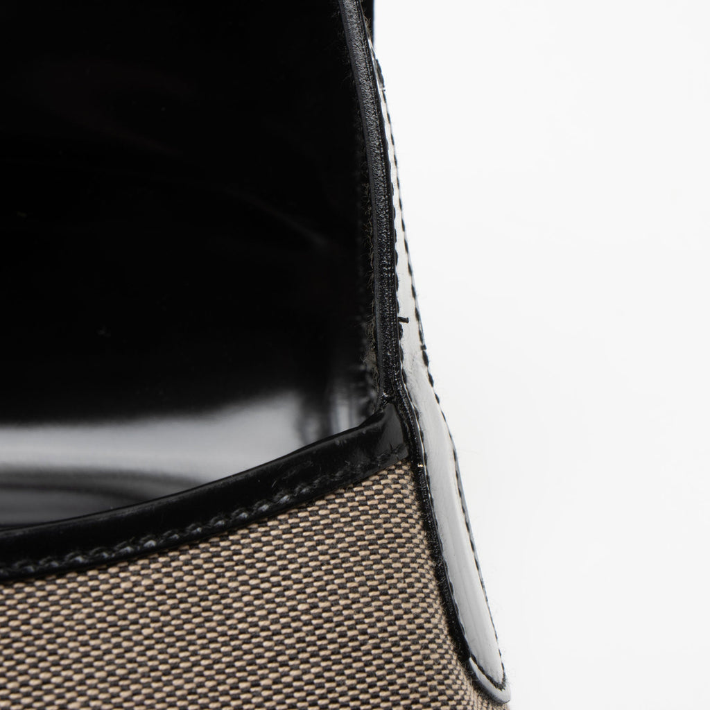Gucci Canvas Leather Jackie Small Shoulder Bag