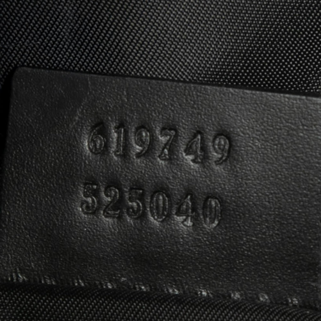 Gucci Canvas Techno Web Fold Over Backpack