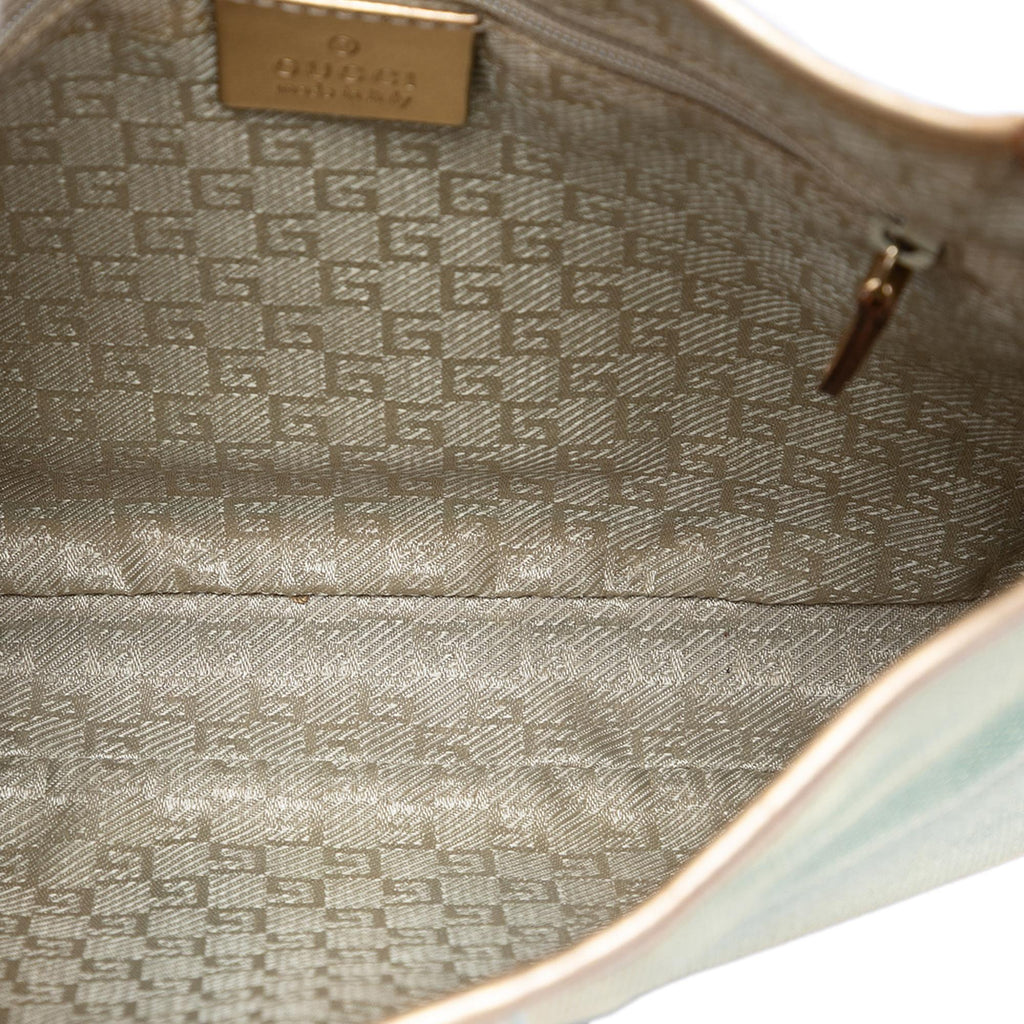 Gucci Canvas Web Jackie Shoulder Bag