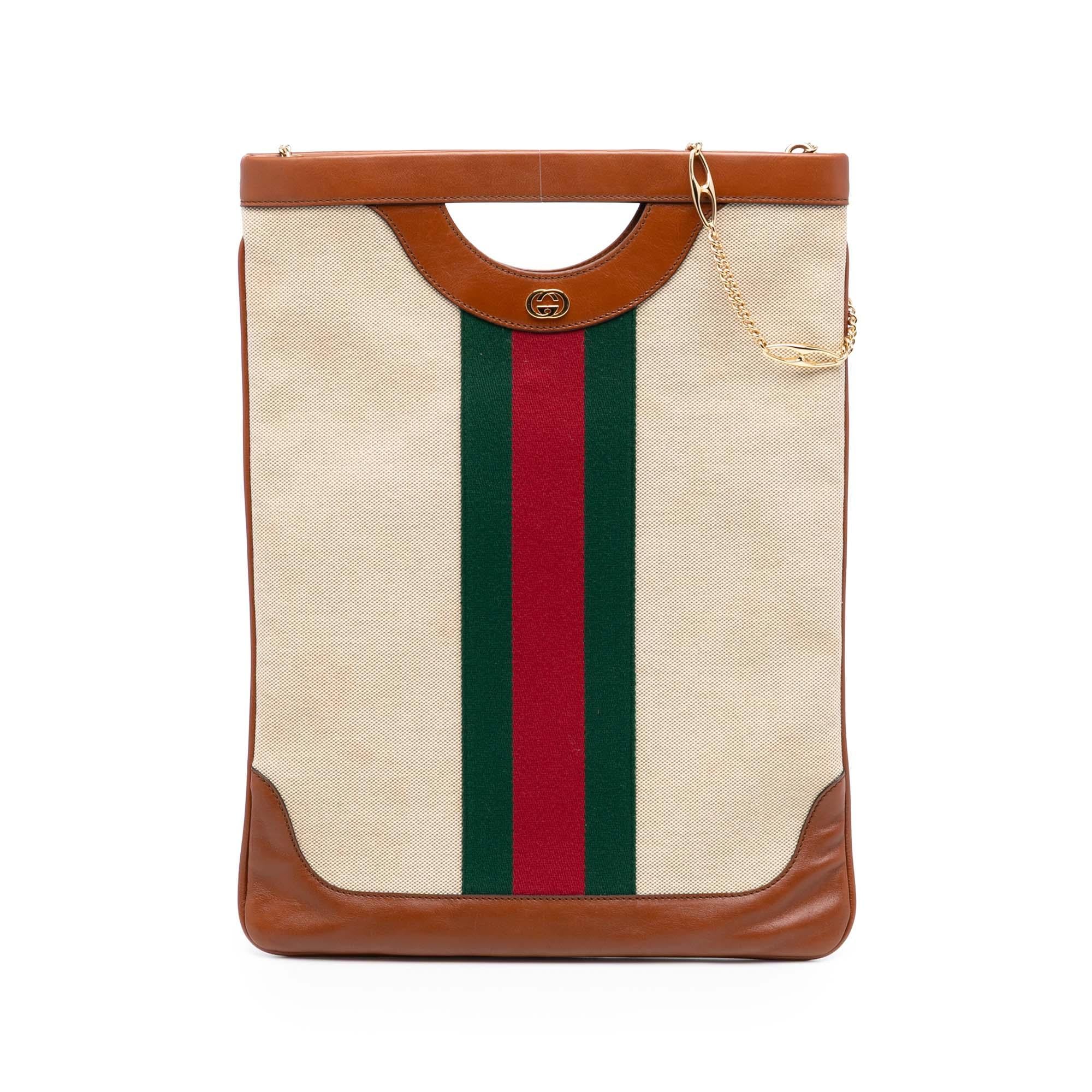 Gucci Canvas Web Satchel
