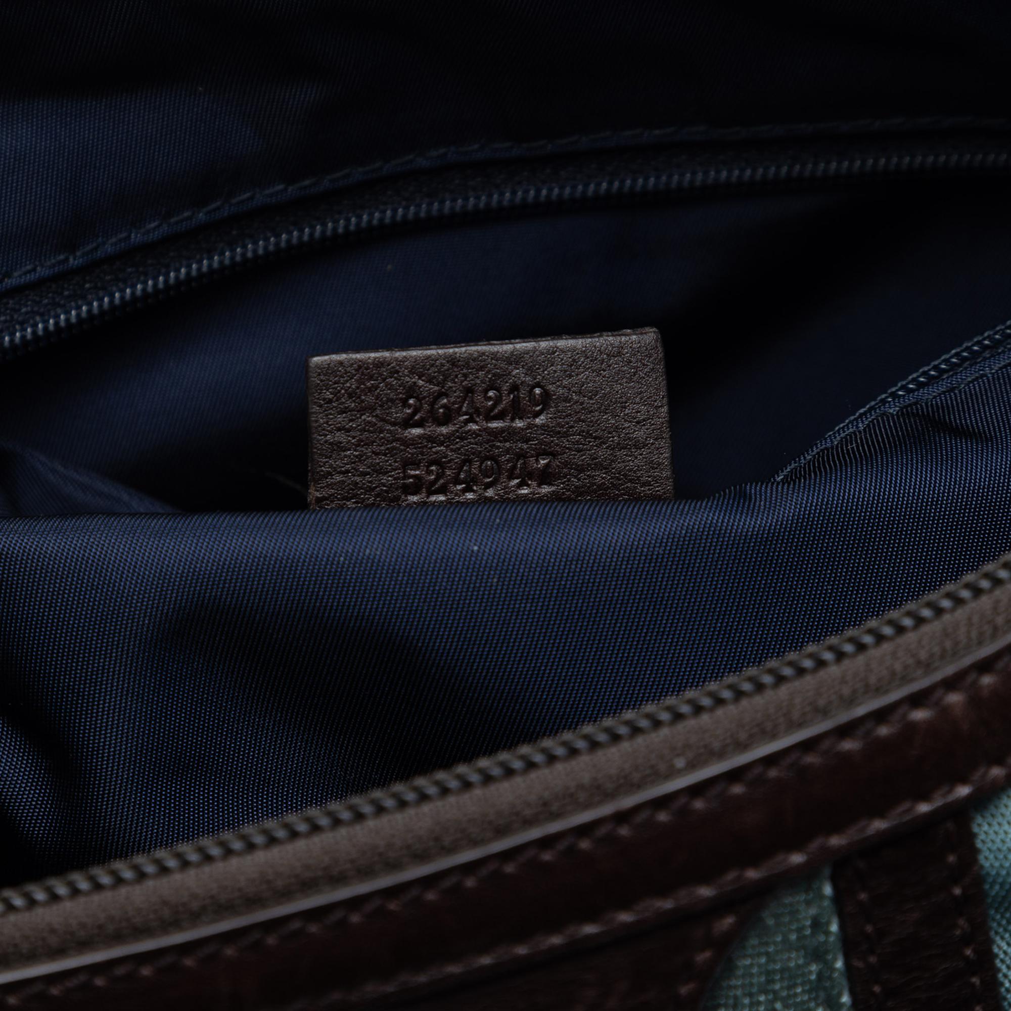 Gucci Canvas Web Shoulder Bag