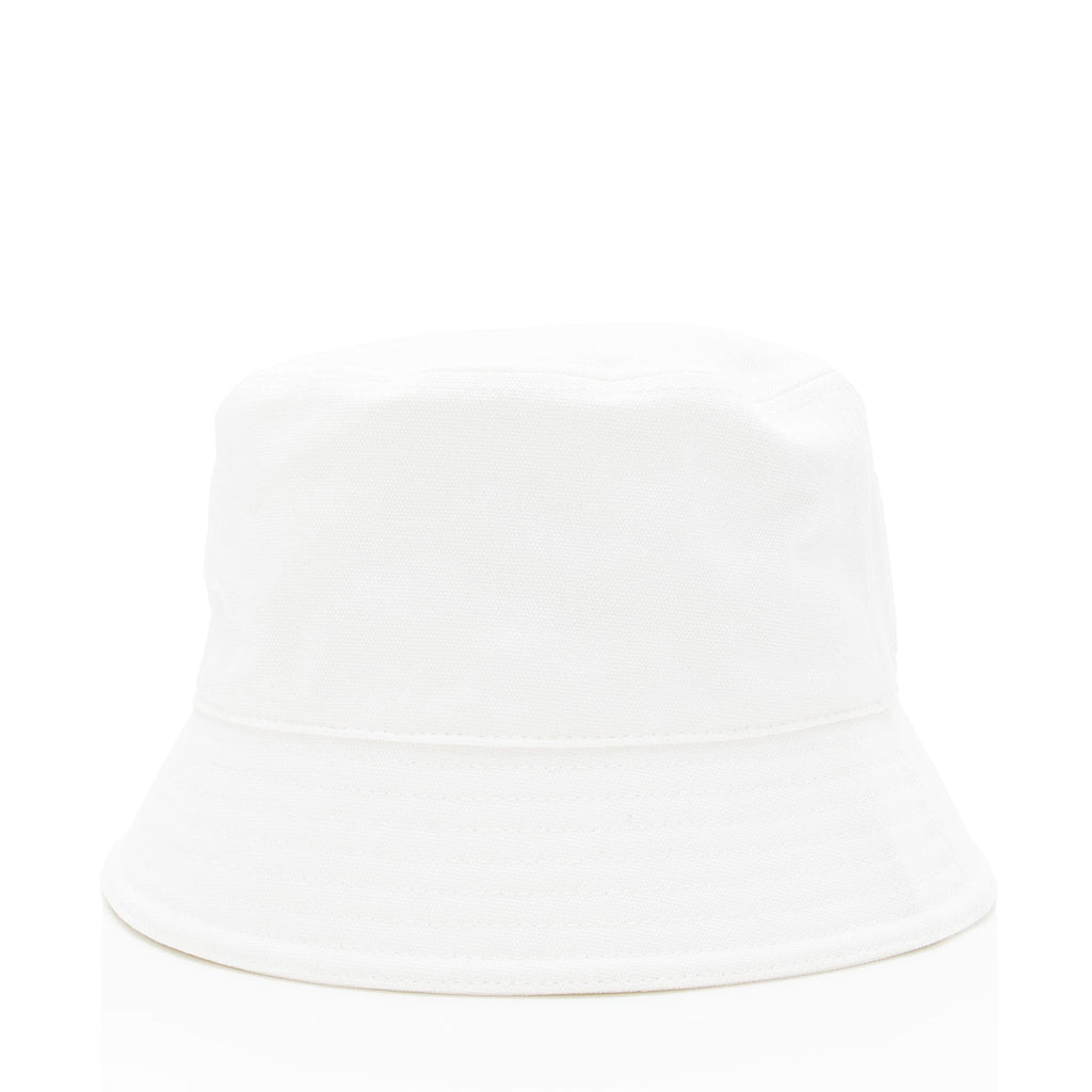 Gucci Cotton Embossed Logo Bucket Hat - Size M
