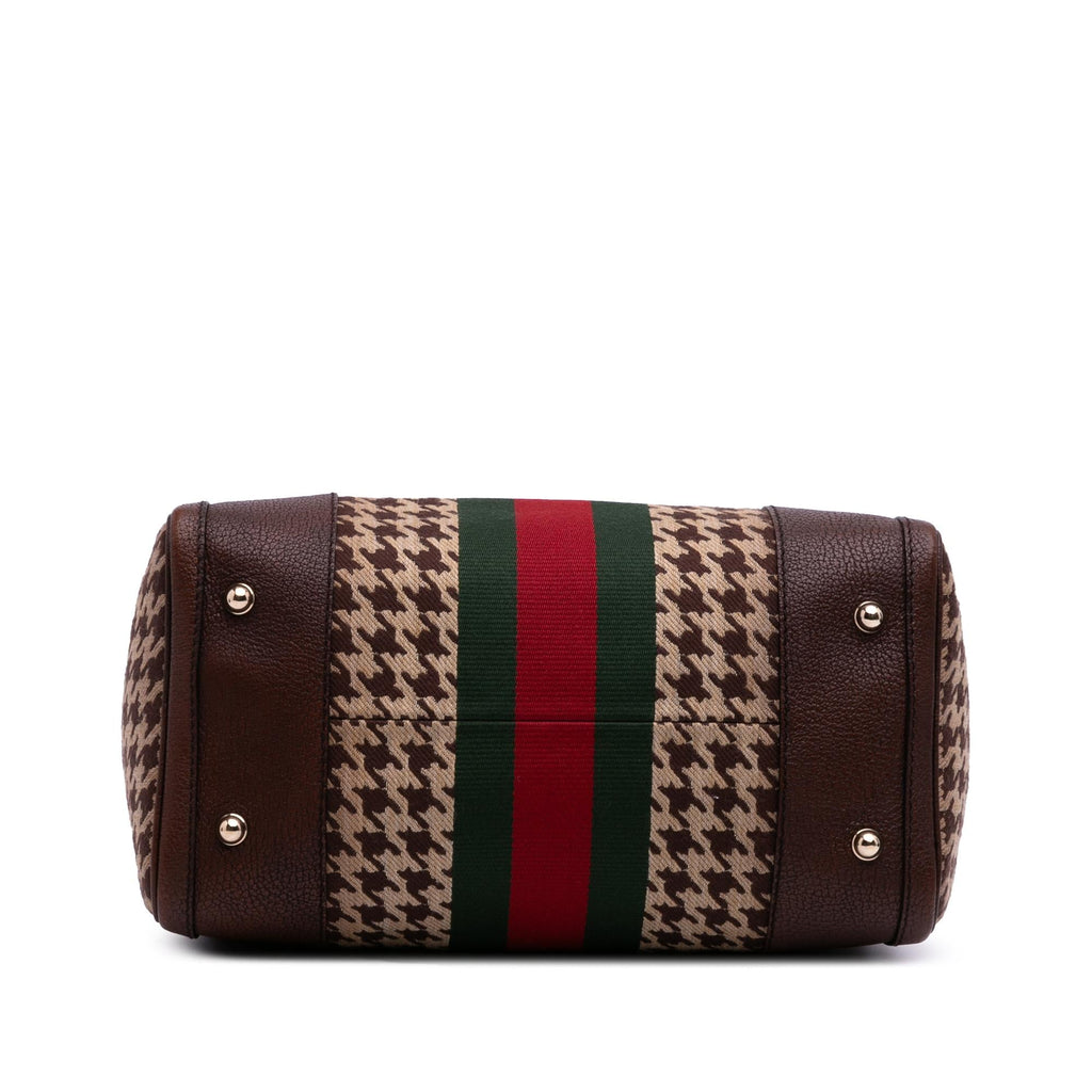 Gucci Cotton Seventies Web Boston Bag