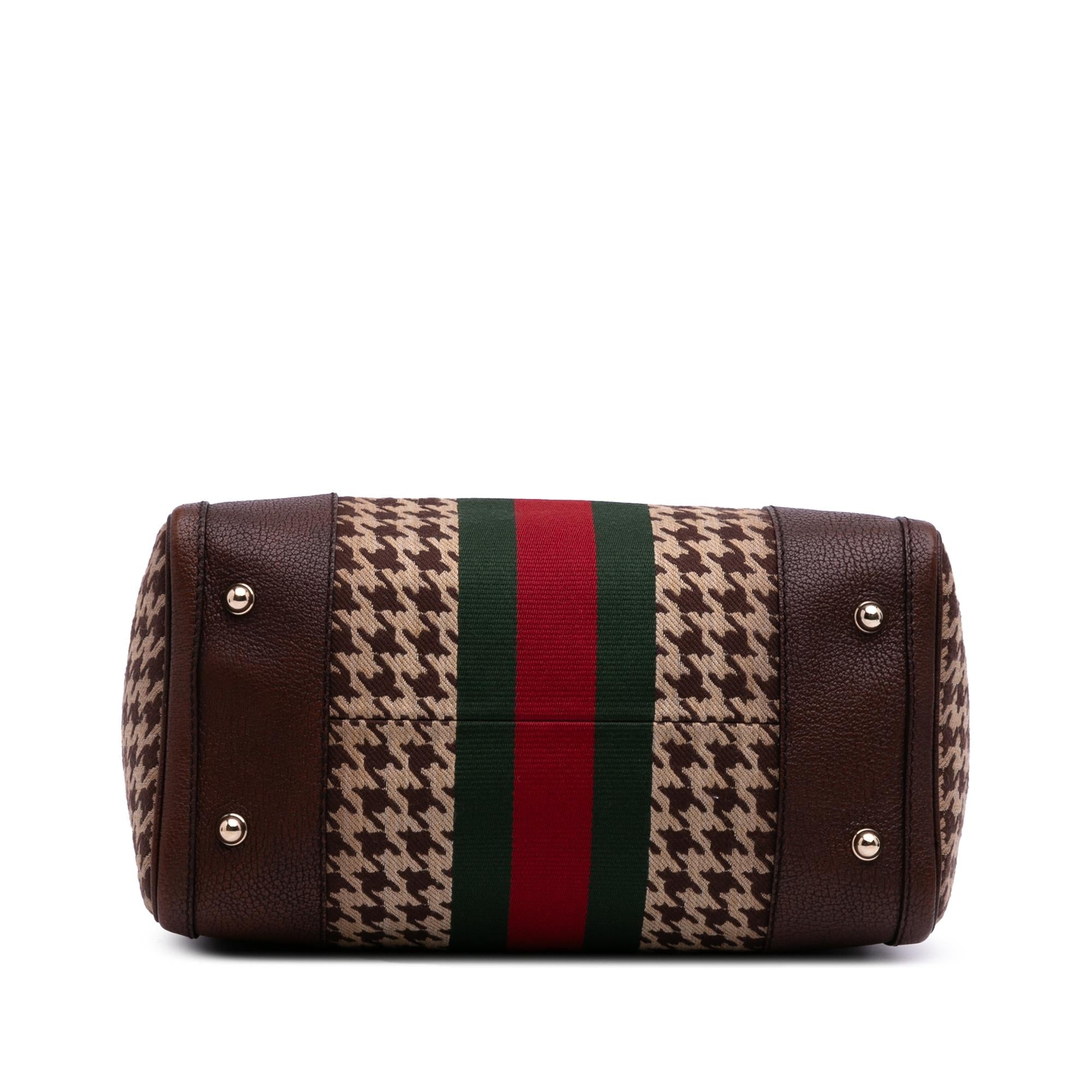 Gucci Cotton Seventies Web Boston Bag