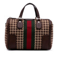 Gucci Cotton Seventies Web Boston Bag