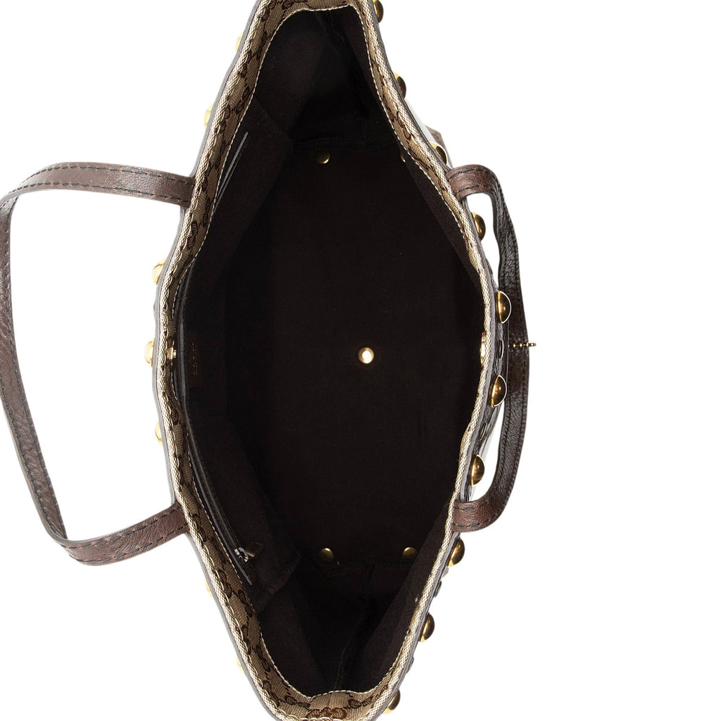 Gucci Crystal GG Babouska N/S Tote (SHF-zl7w4j)