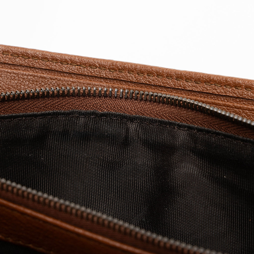 Gucci Leather Bamboo Diana Chain Wallet (SHF-bkBLXN)