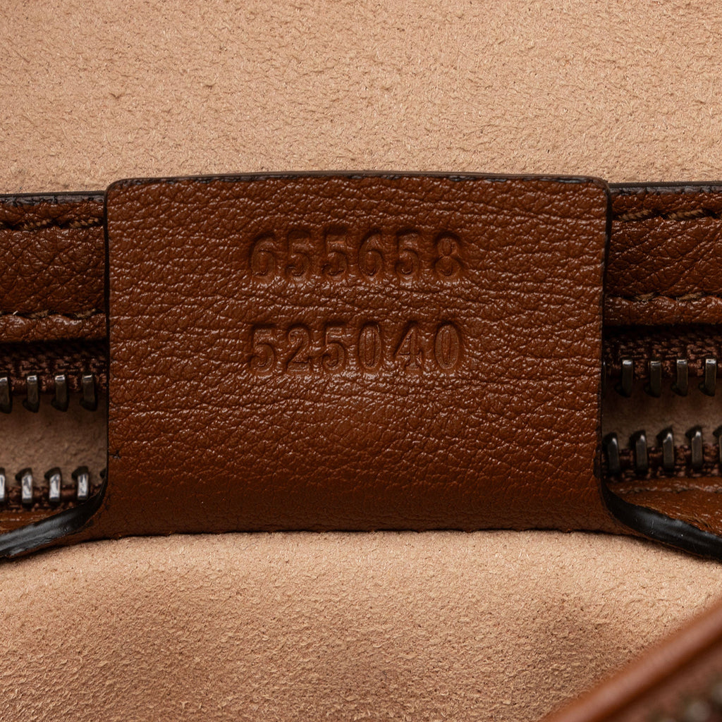 Gucci Cuir Leather Diana Medium Tote
