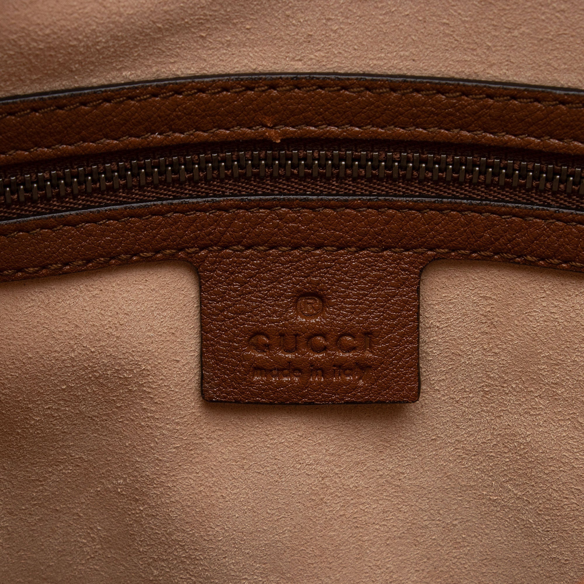 Gucci Cuir Leather Diana Medium Tote