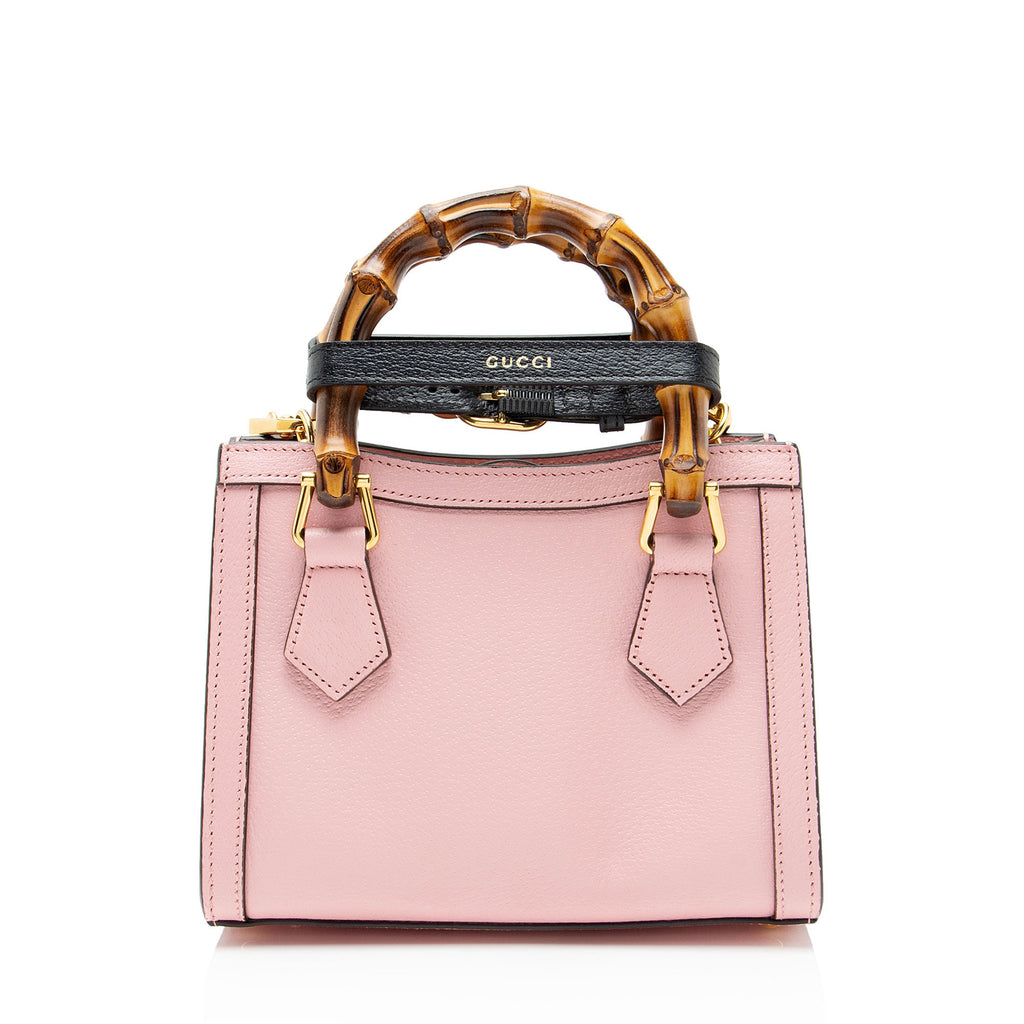 Gucci Cuir Leather Diana Mini Tote