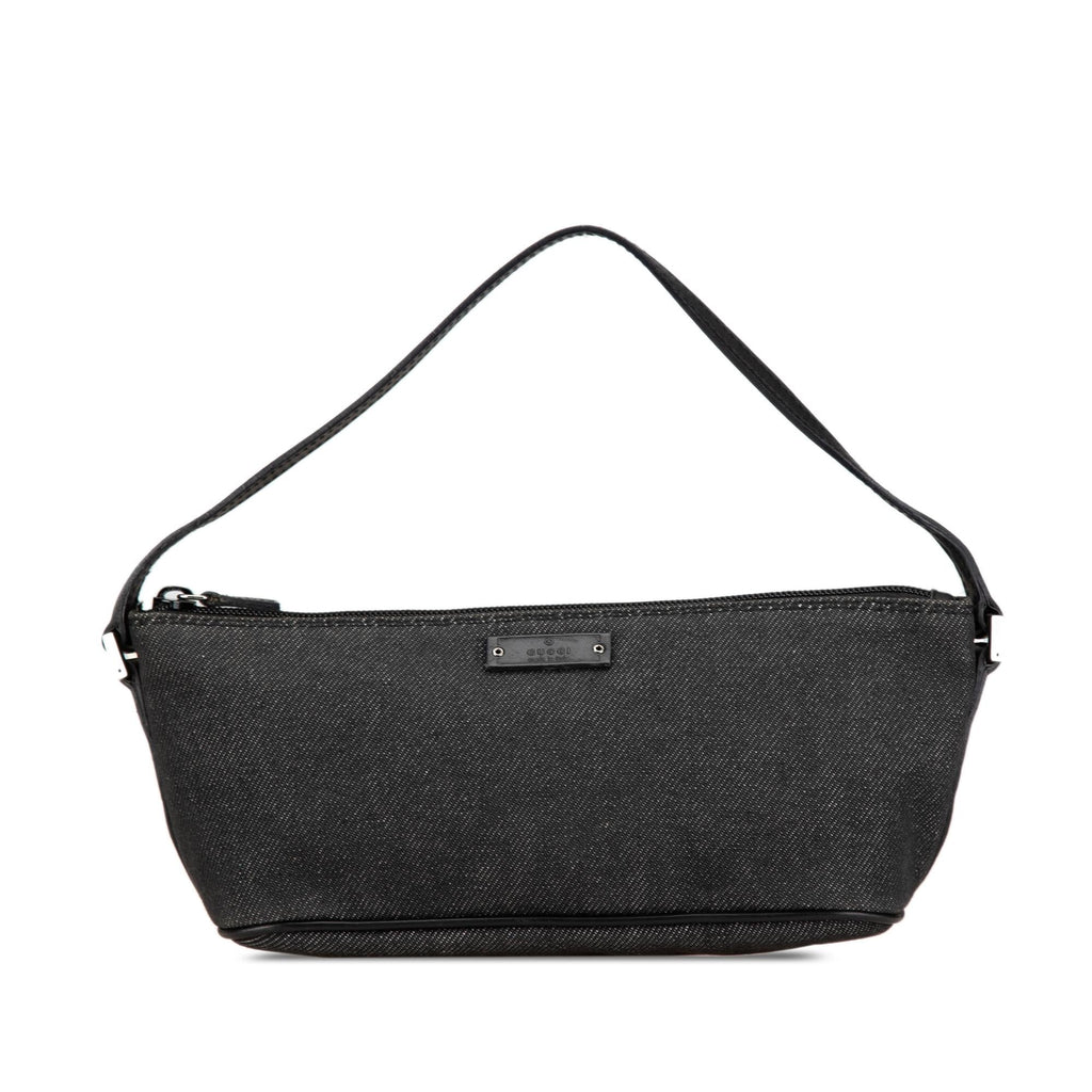 Gucci Denim Boat Shoulder Bag (SHG-WHYtiK)