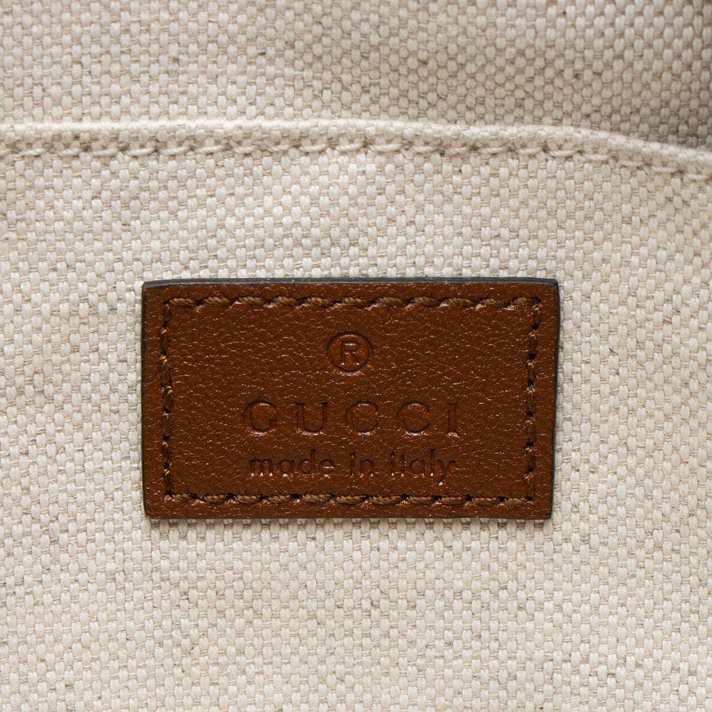 Gucci Diagonal Stitched Calfskin Blondie Camera Bag