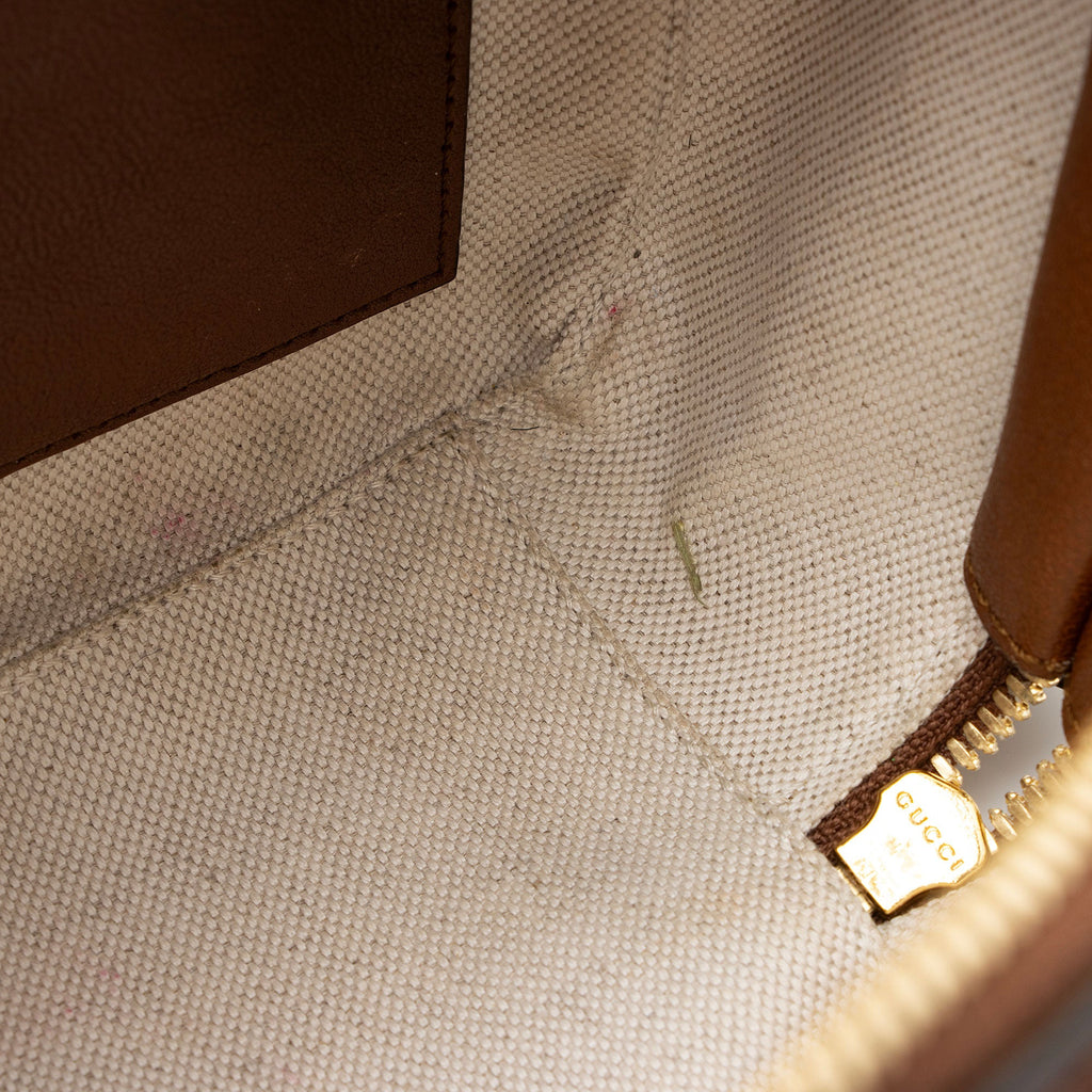 Gucci Diagonal Stitched Calfskin Blondie Top Handle (SHF-Nt6TPc)