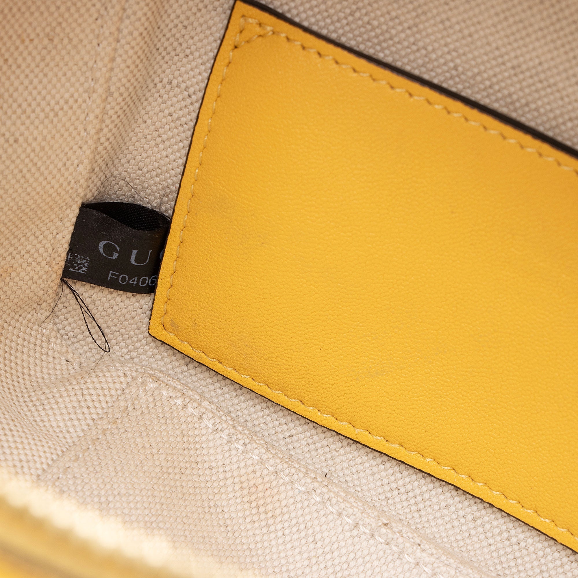 Gucci Diagonal Stitched Calfskin Blondie Top Handle