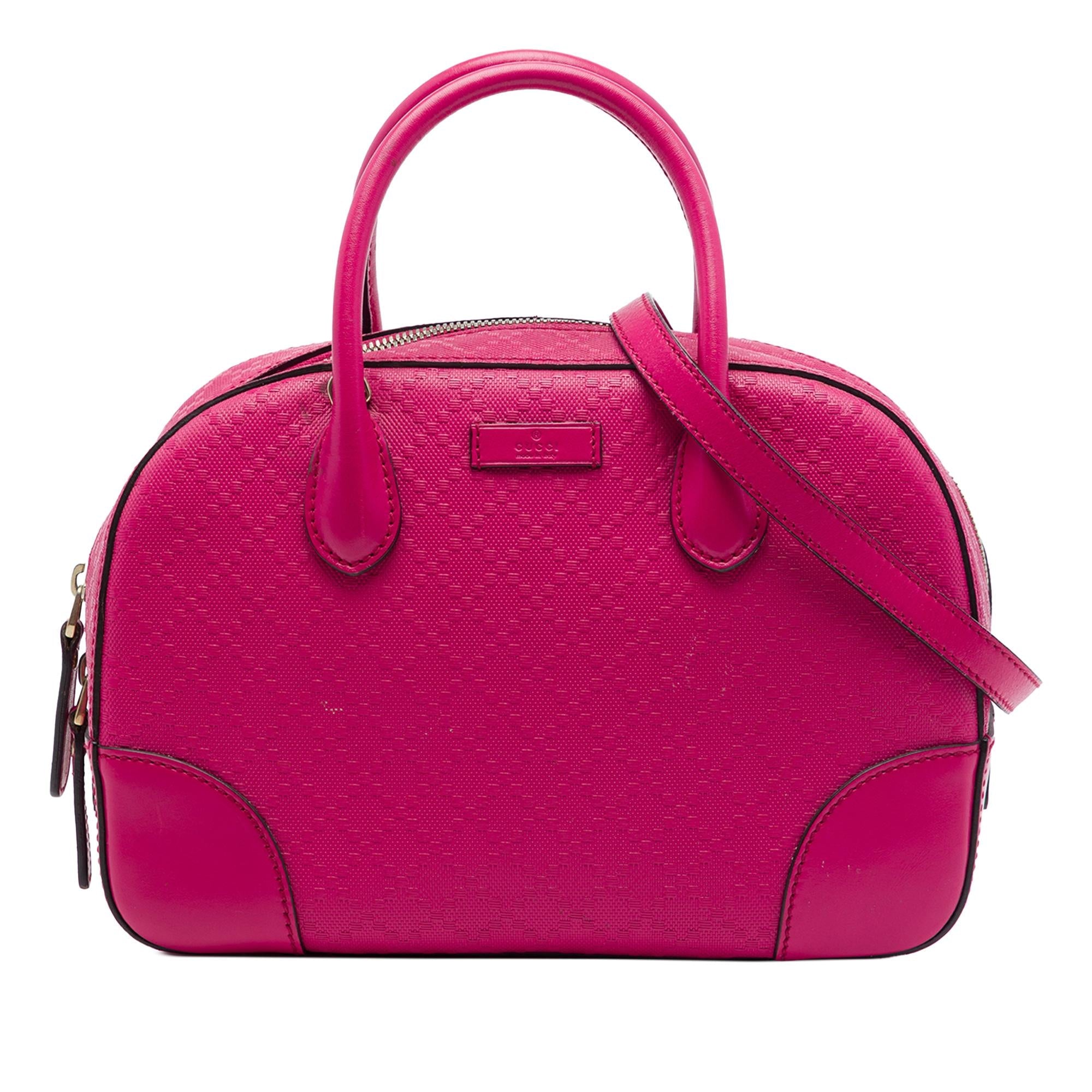 Gucci Diamante Bright Calfskin Satchel