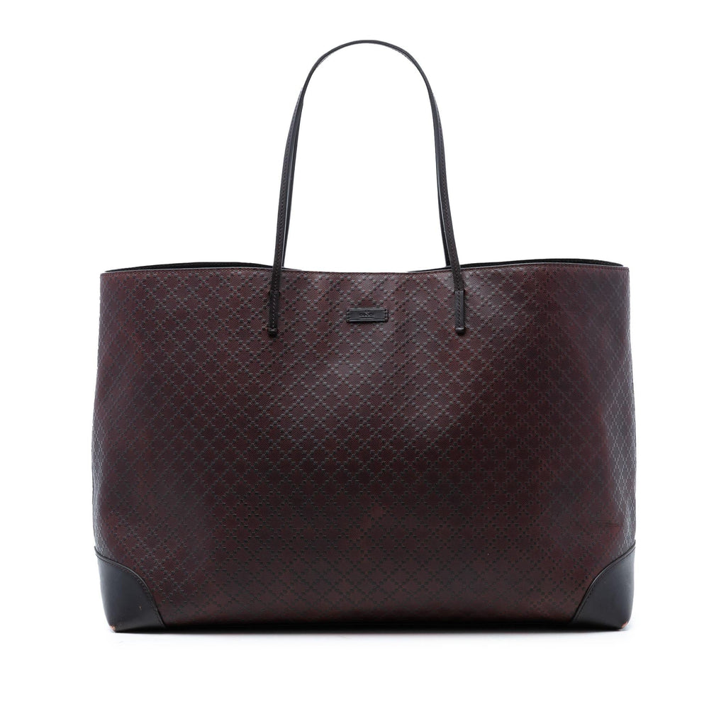 Gucci Diamante Bright Leather Hilary Lux Tote