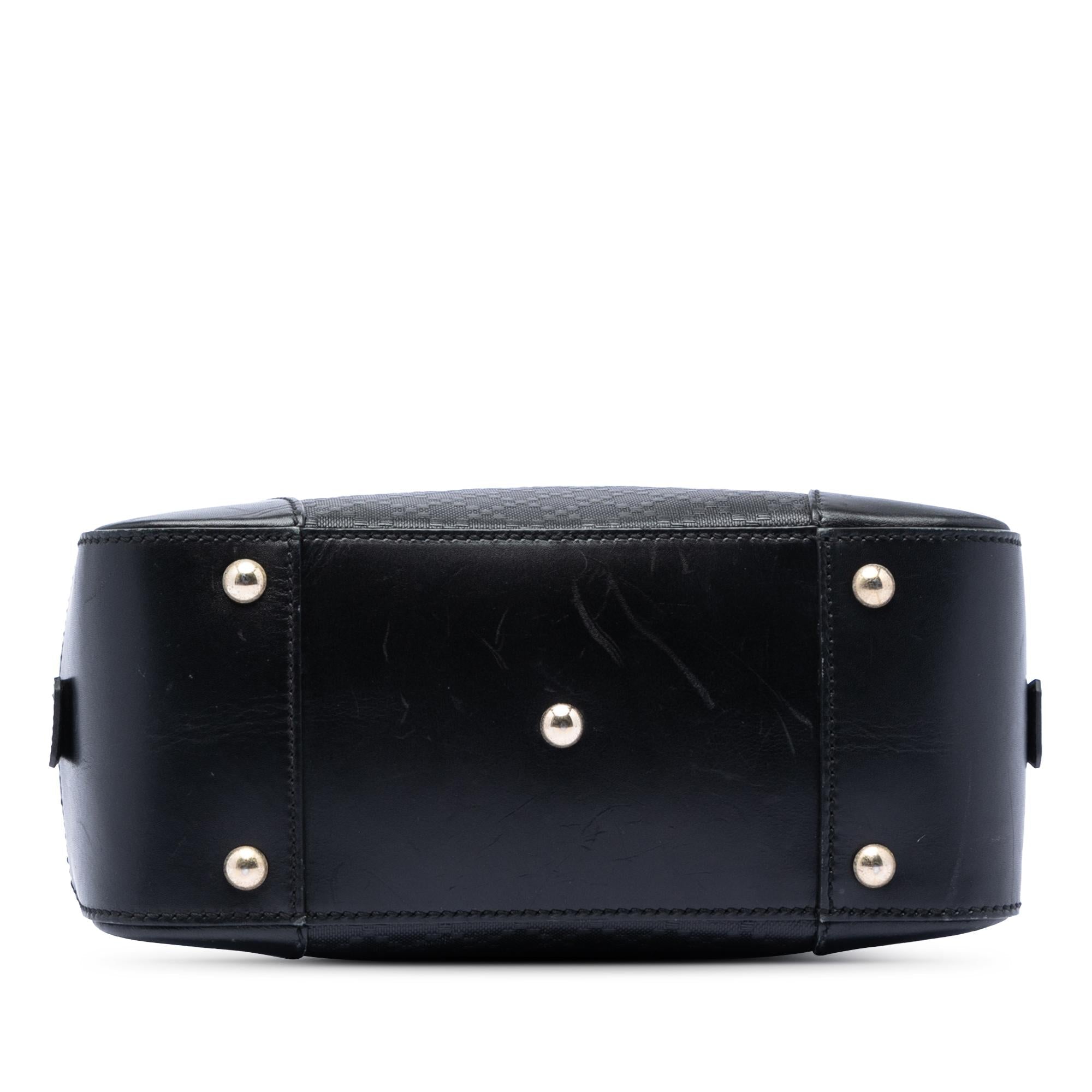 Gucci Diamante Bright Leather Satchel