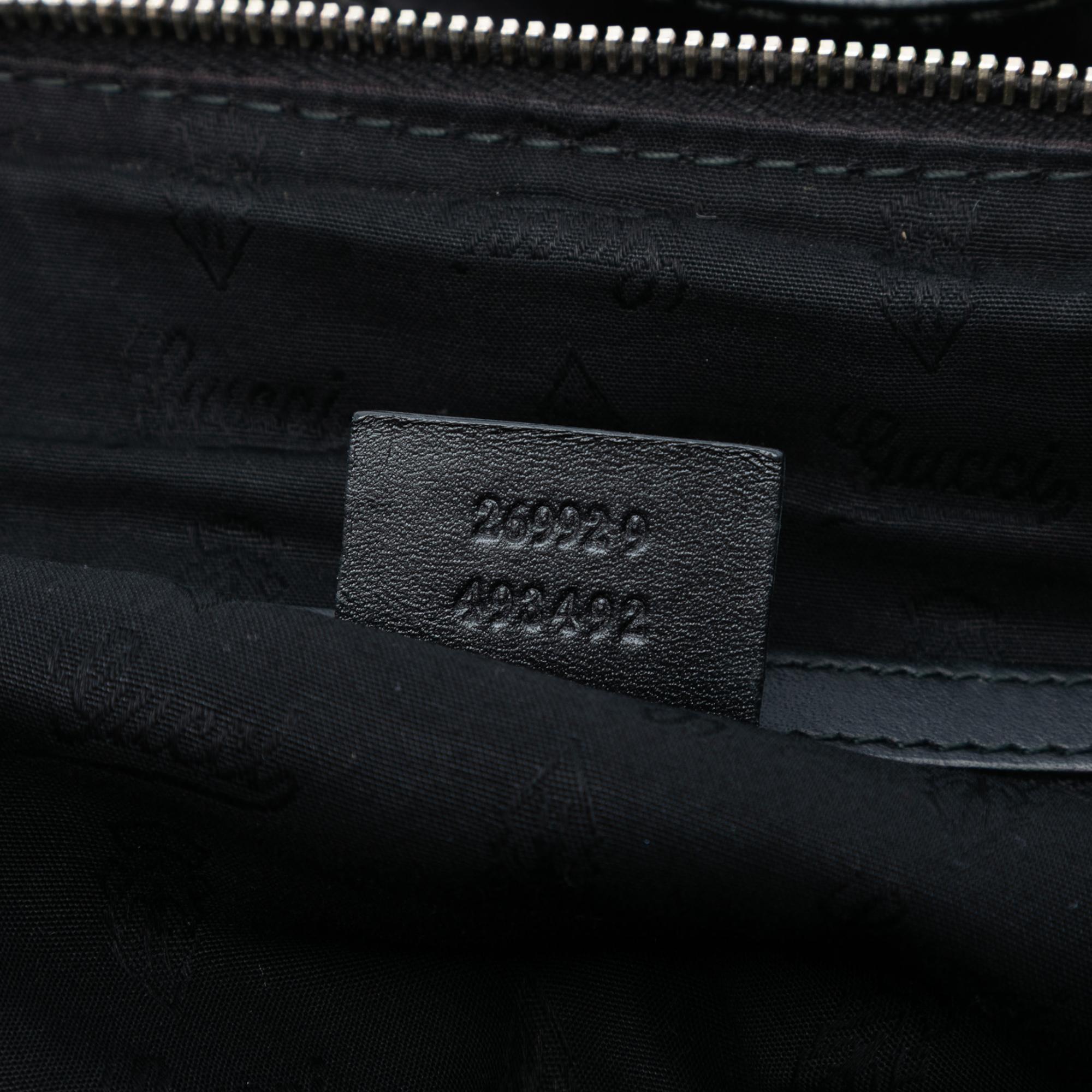 Gucci Diamante Canvas Bridle Satchel