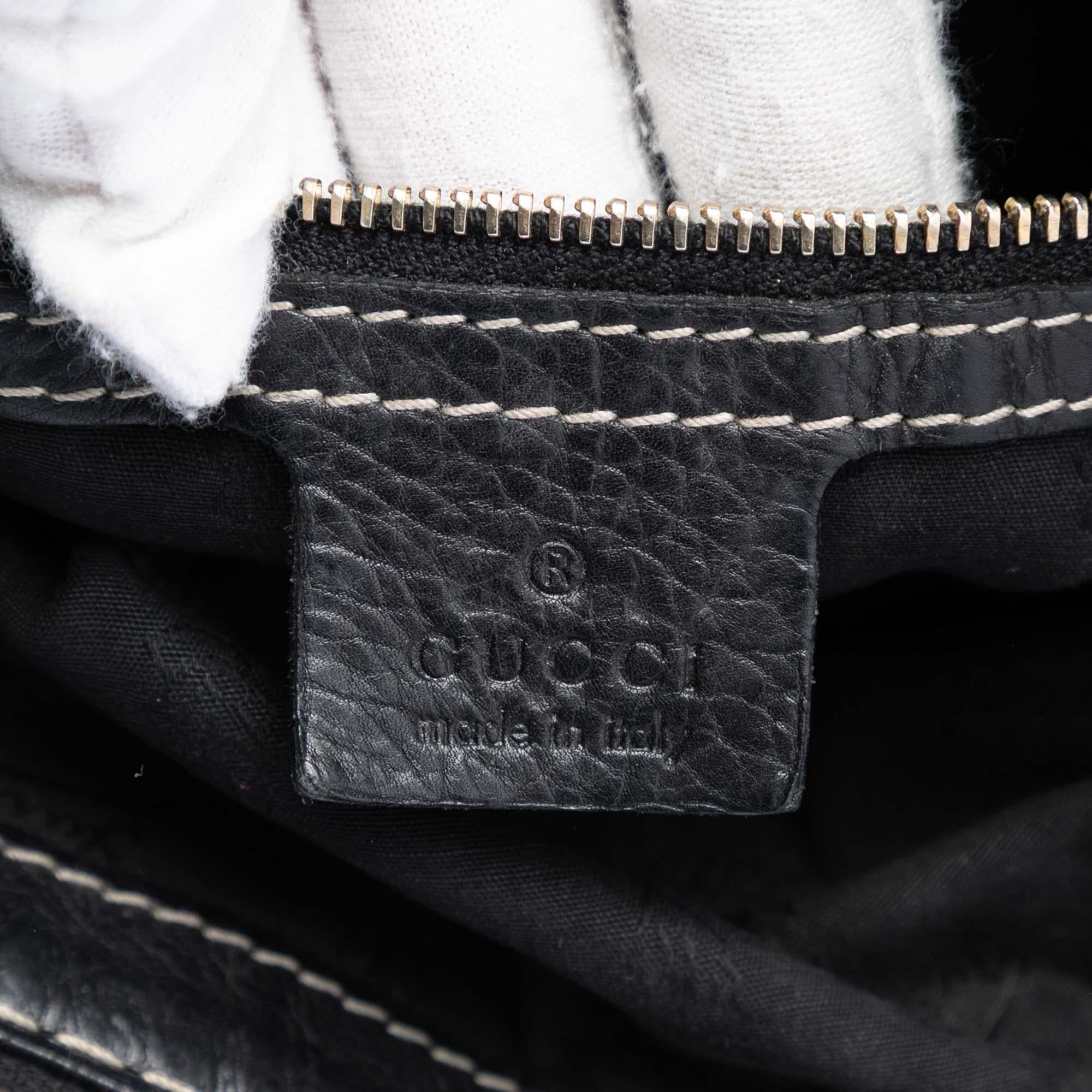 Gucci Diamante Canvas Crest Boule Hobo