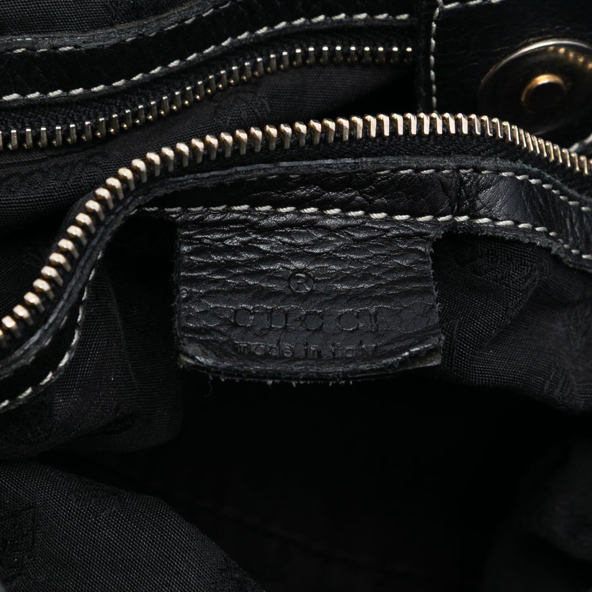 Gucci Diamante Canvas Crest Satchel