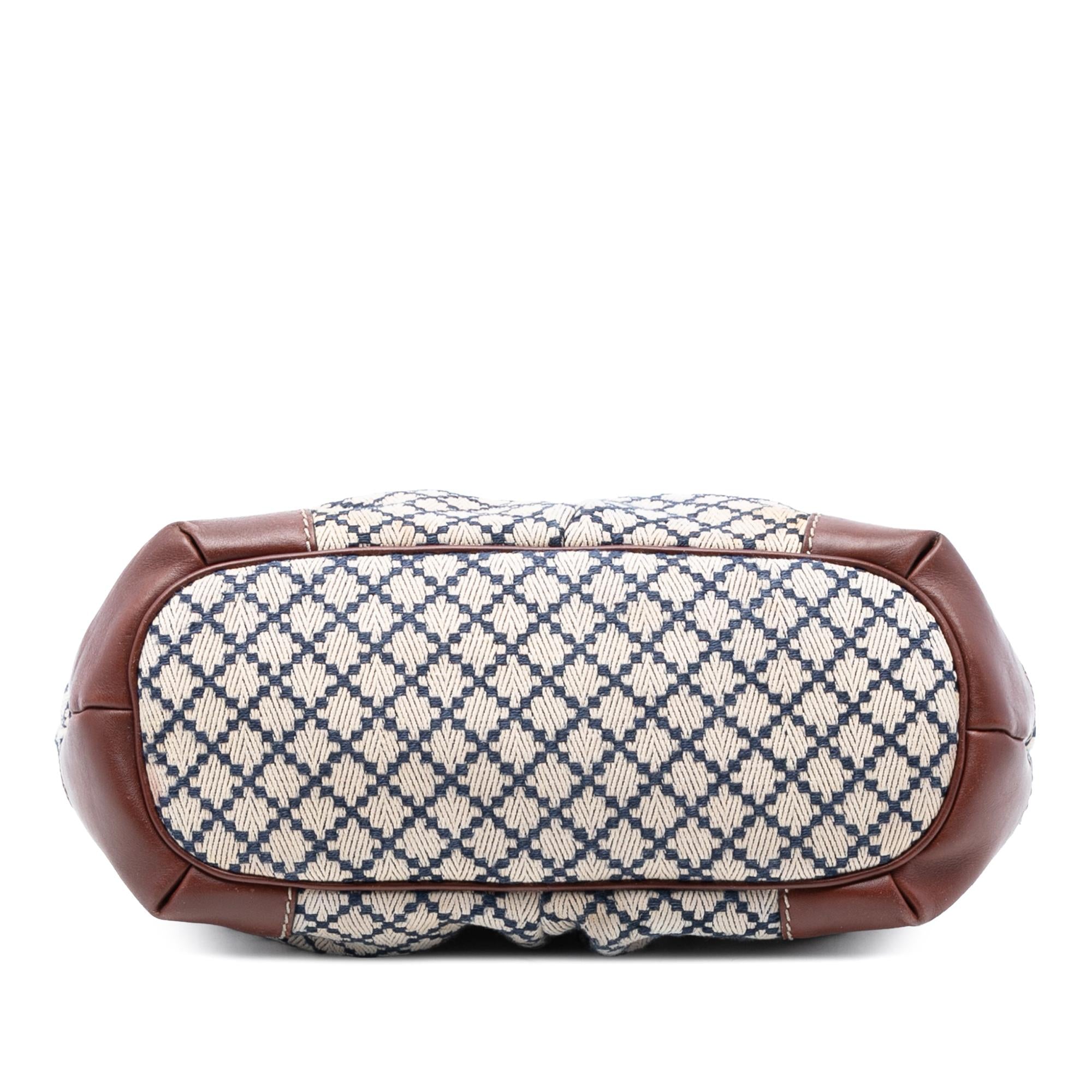Gucci Diamante Canvas Sukey Satchel