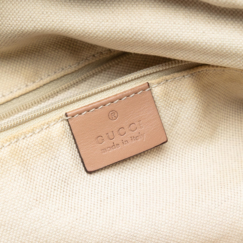 Gucci Diamante Canvas Sukey Satchel