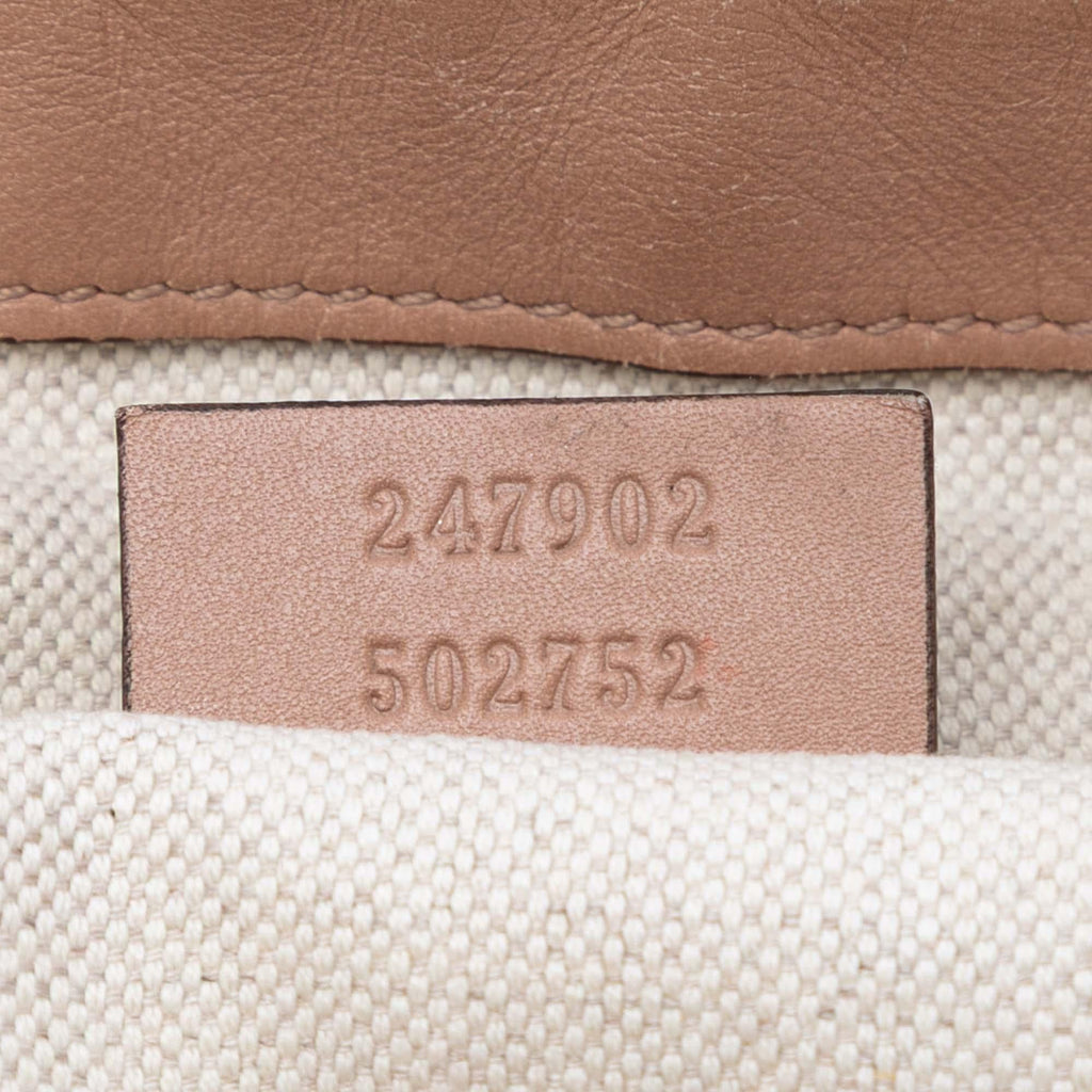 Gucci Diamante Canvas Sukey Satchel