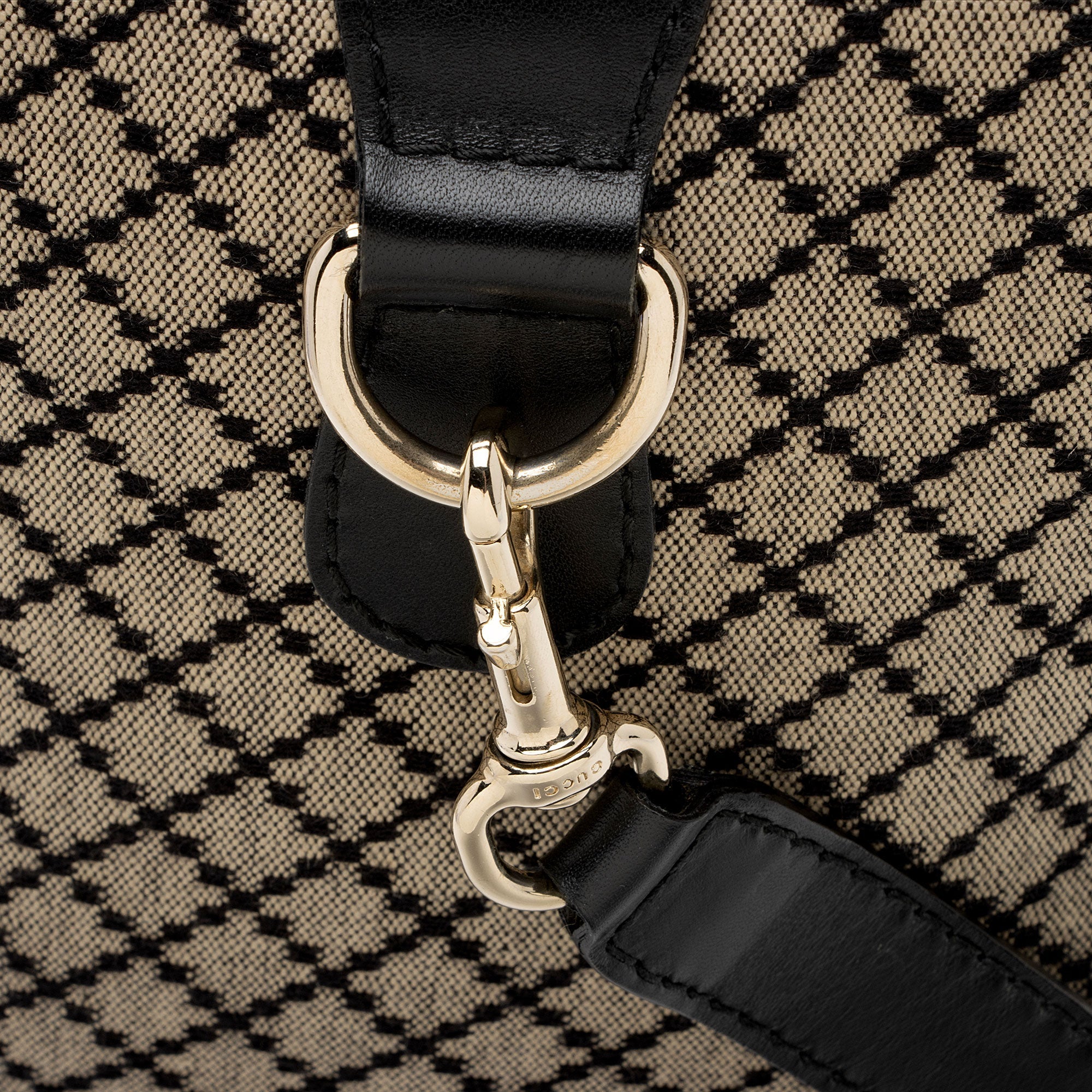 Gucci Diamante Canvas Vintage Web Joy Medium Boston Bag (SHF-6SSWj4)