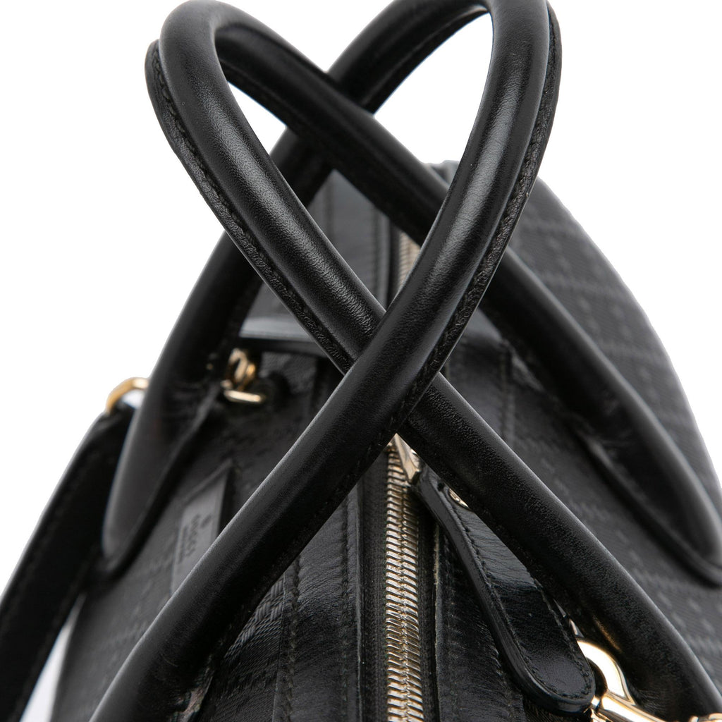 Gucci Diamante Leather Boston Bag