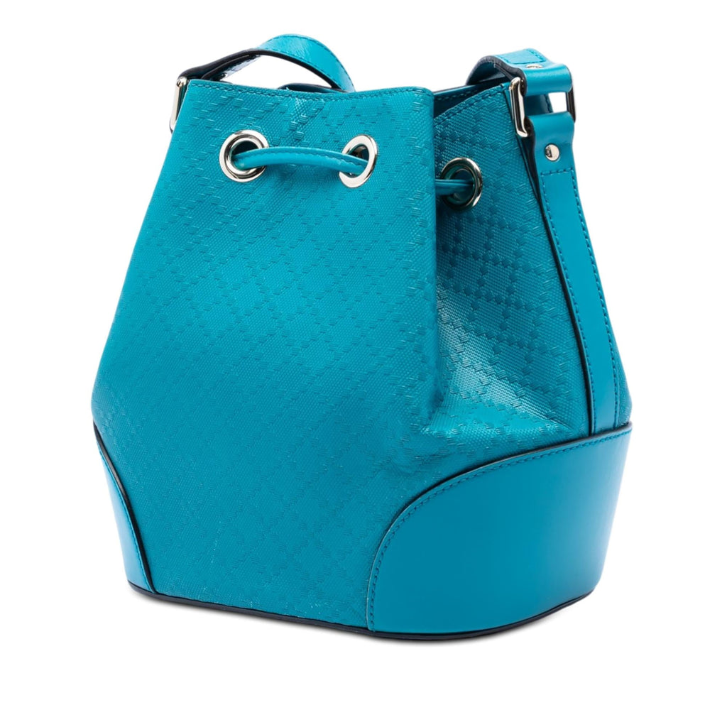 Gucci Diamante Leather Bright Bucket Bag
