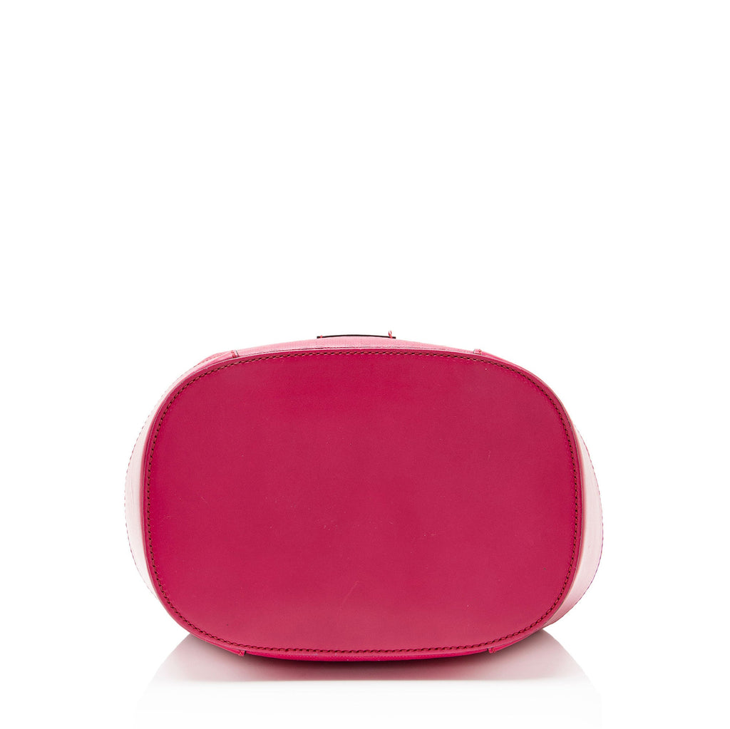 Gucci Diamante Leather Bright Bucket Bag