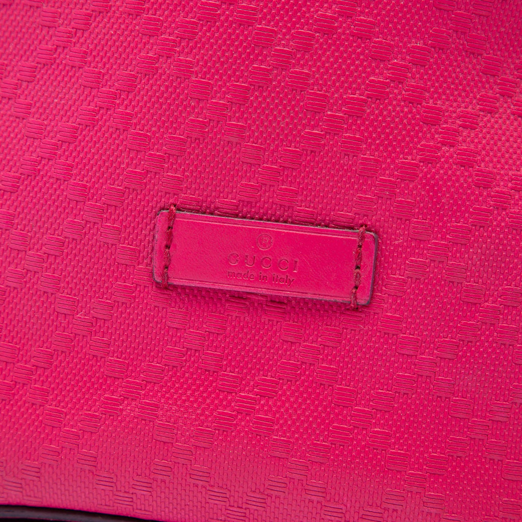 Gucci Diamante Leather Bright Bucket Bag