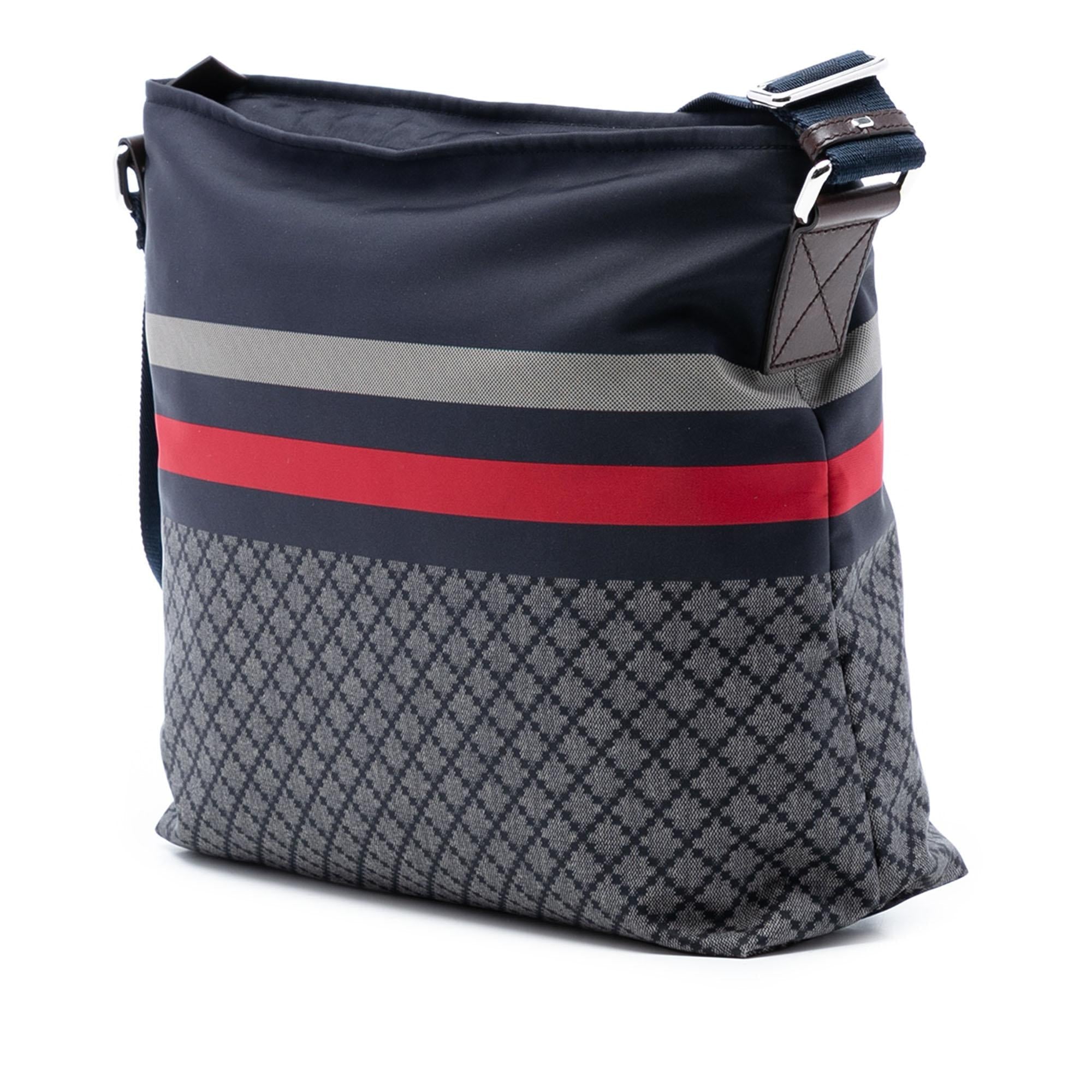 Gucci Diamante Nylon Web Crossbody