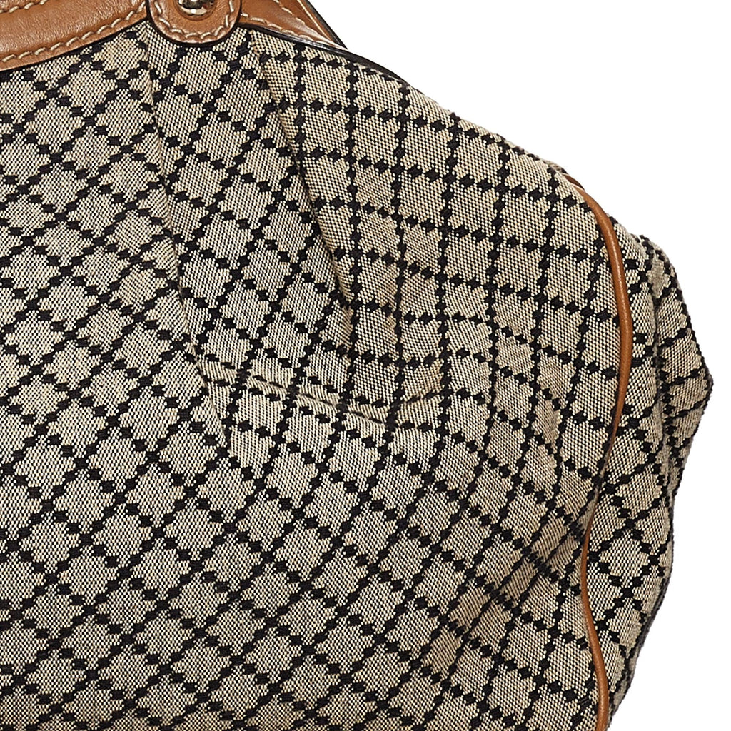 Gucci Diamante Sukey Canvas Tote Bag (SHG-30178)