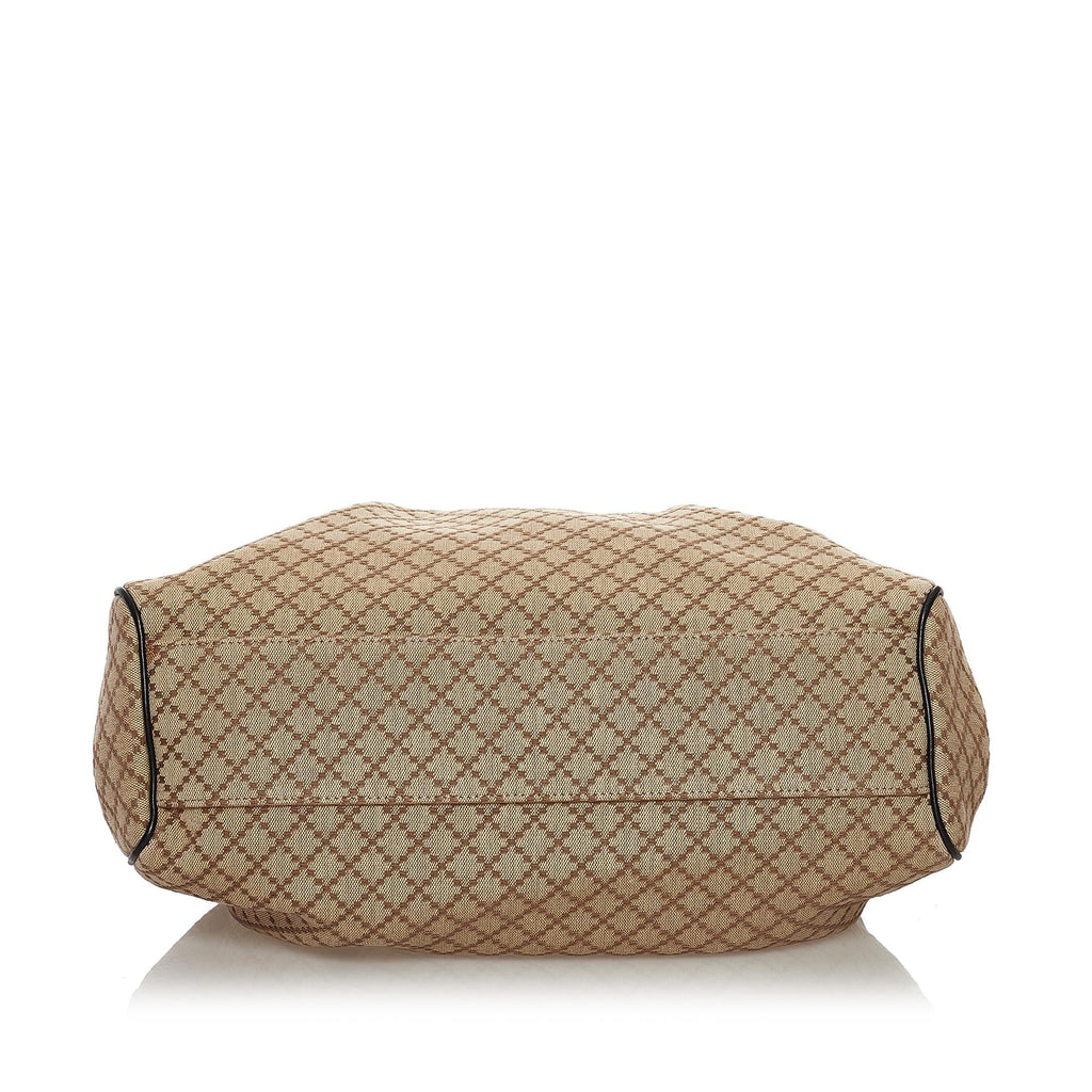 Gucci Diamante Sukey Canvas Tote Bag (SHG-32384)