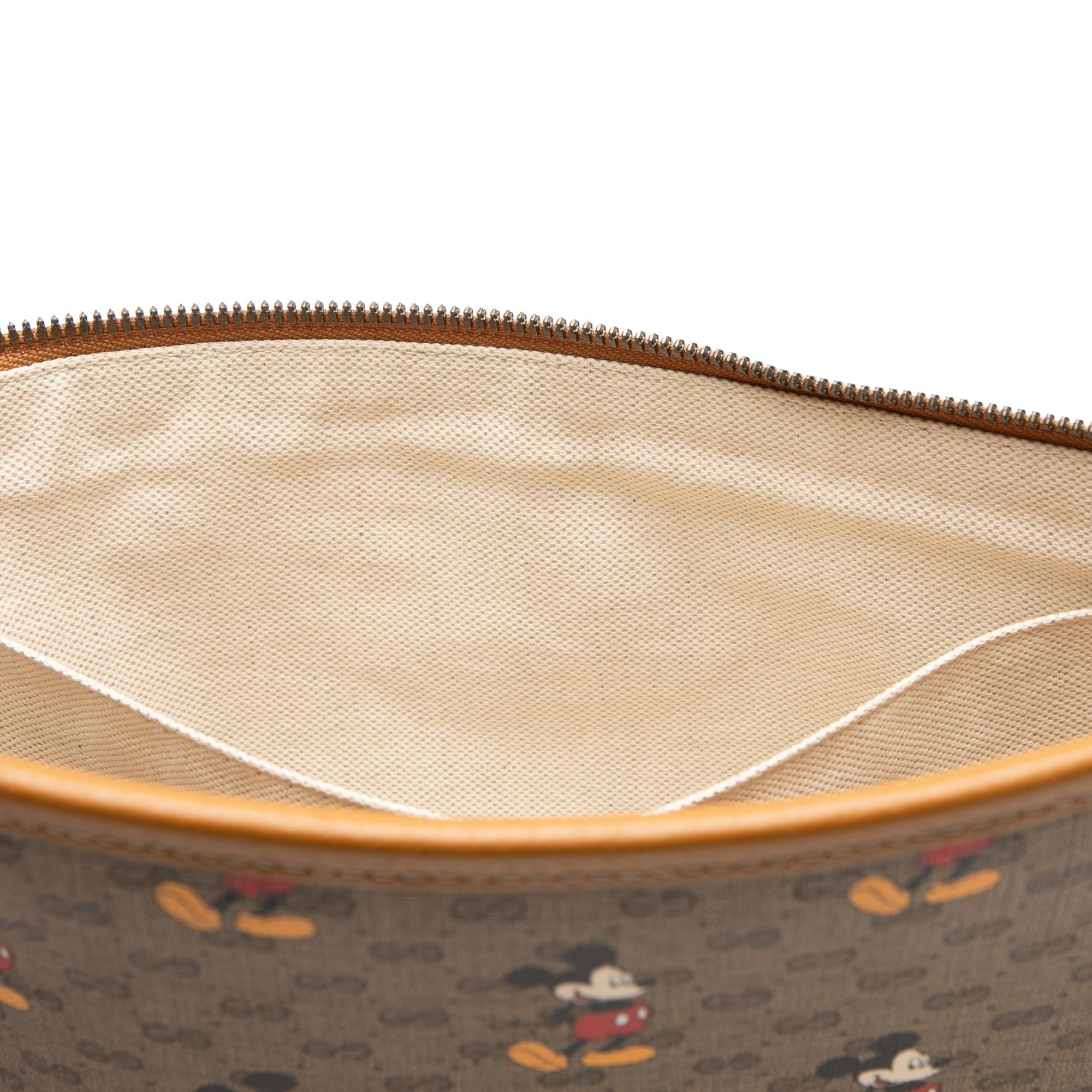 Gucci Disney Micro GG Supreme Mickey Mouse Clutch