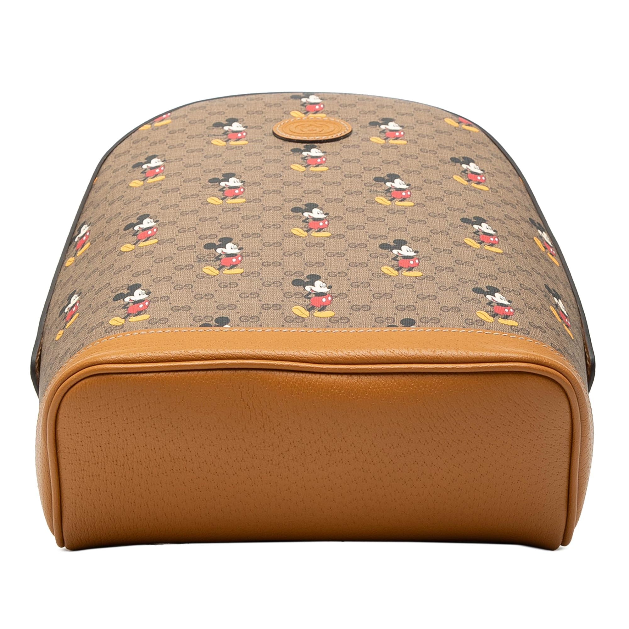 Gucci Disney Small Micro GG Supreme Mickey Mouse Dome Backpack
