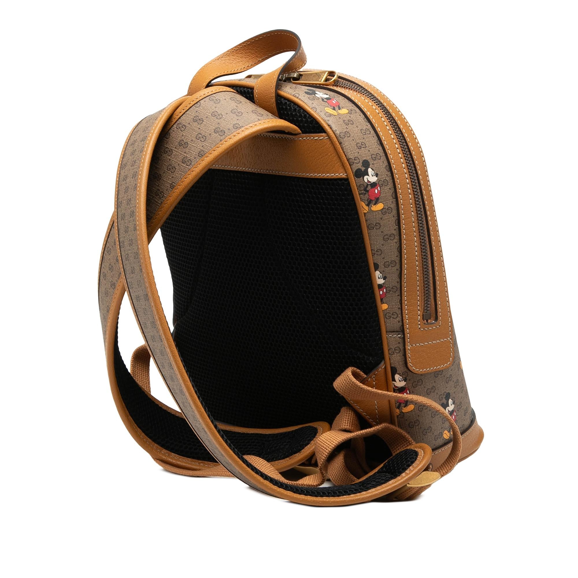 Gucci Disney Small Micro GG Supreme Mickey Mouse Dome Backpack