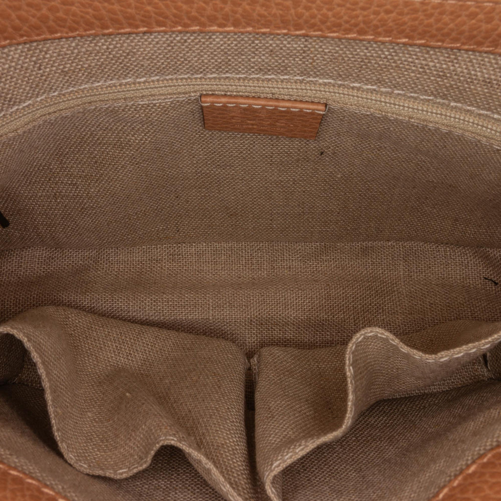 Gucci Dollar Calf Interlocking G Satchel (SHG-DcmVxL)