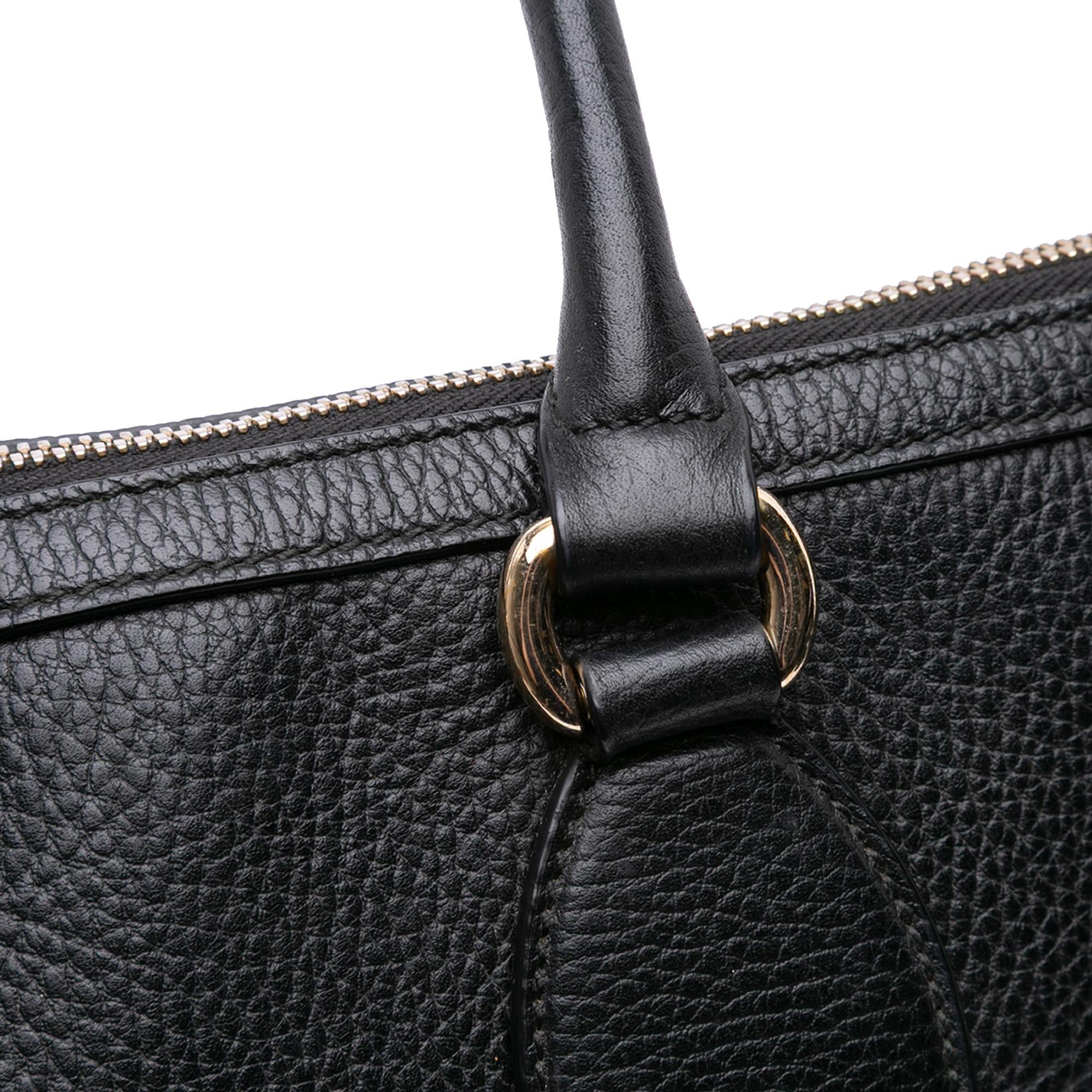 Gucci Dollar Calfskin GG Charm Satchel