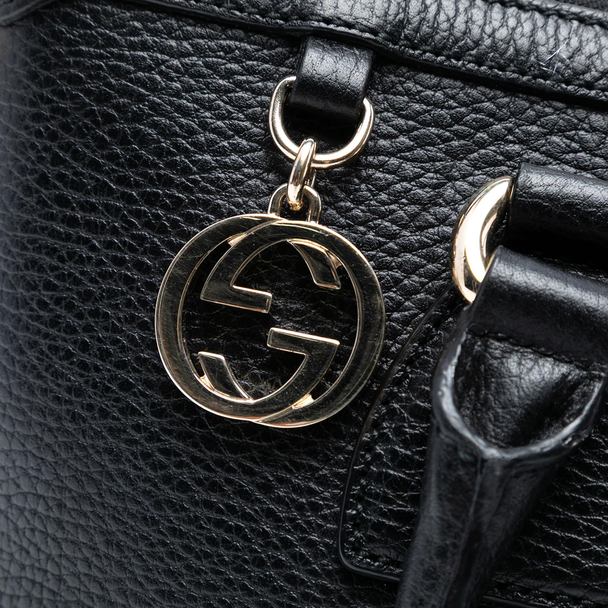 Gucci Dollar Calfskin GG Charm Satchel